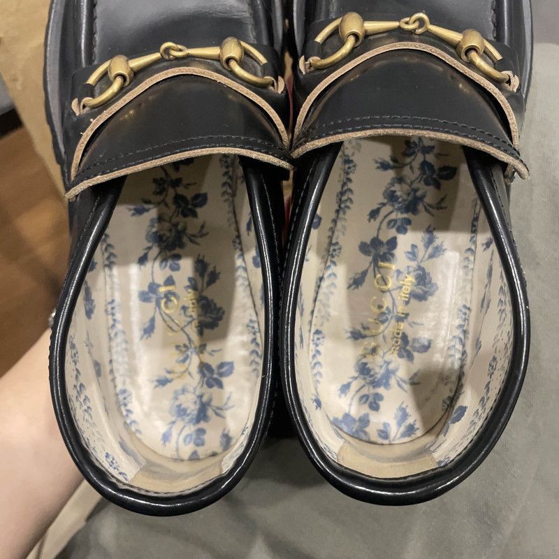 Gucci Gucci Leather Horsebit Casual Loafers in Black - Size US 7.5 / EU 40-41 - 7 Thumbnail