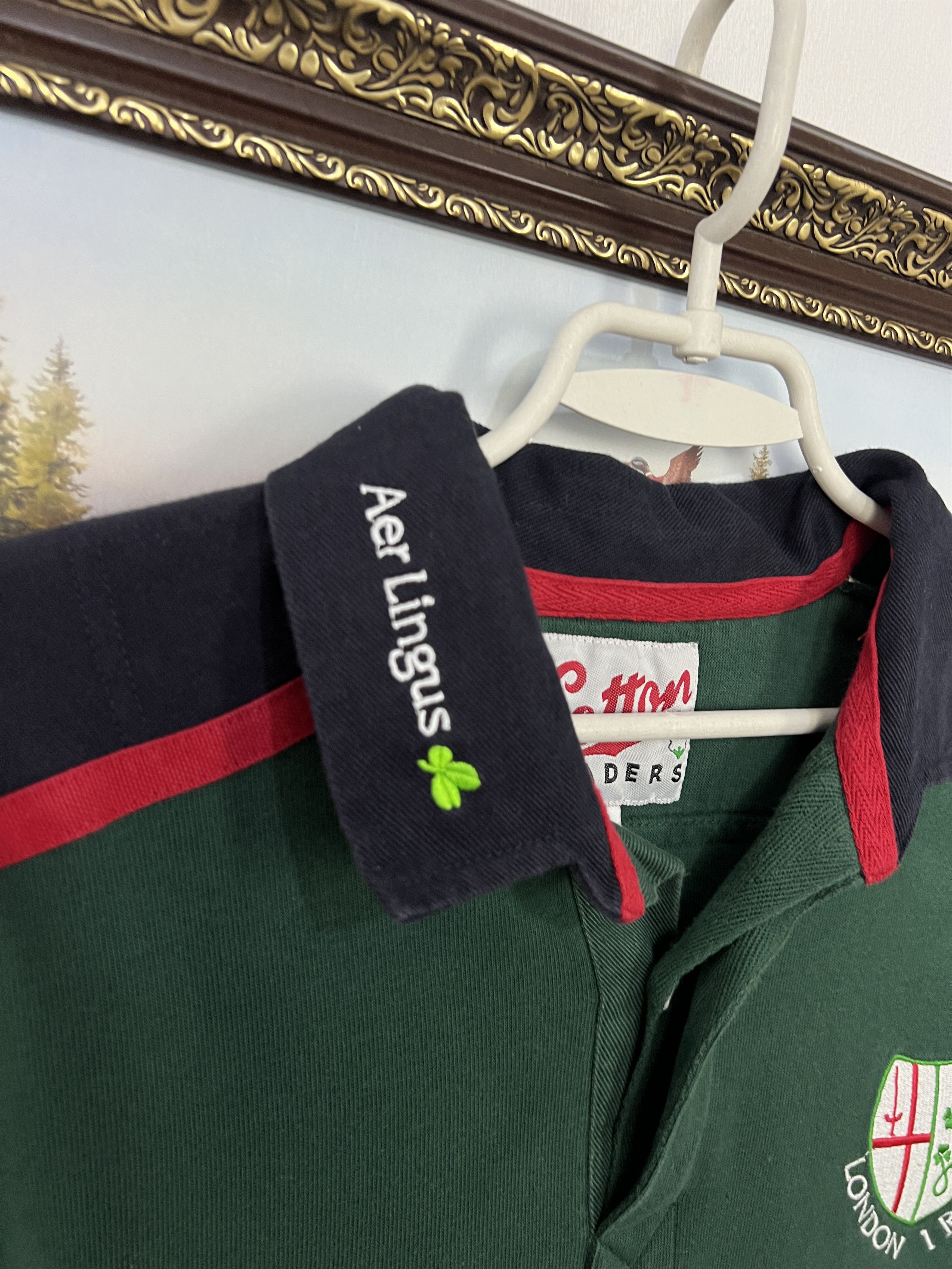 Cotton Traders Vintage 90's Cotton Traders London Irish Rugby Jersey Size US L / EU 52-54 / 3 - 6 Thumbnail