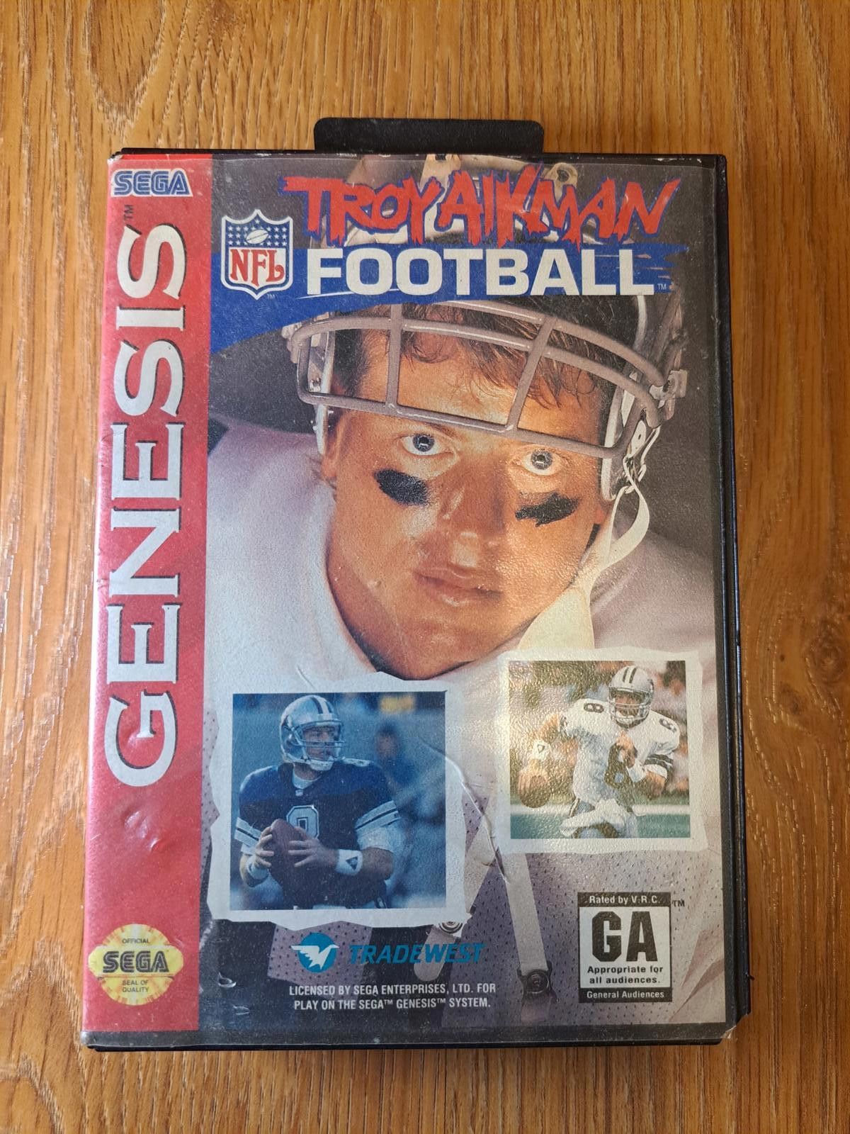 semanticdesign Troy Aikman NFL Football Sega Genesis COMPLETE Size ONE SIZE - 1 Thumbnail
