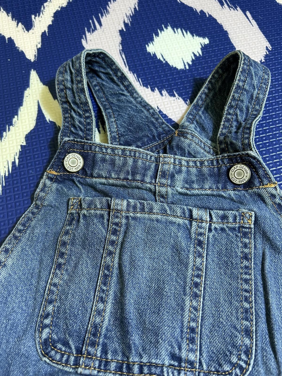Gap NEW! BabyGap Denim Overalls by Loving Kindness Everyday Size ONE SIZE - 2 Thumbnail