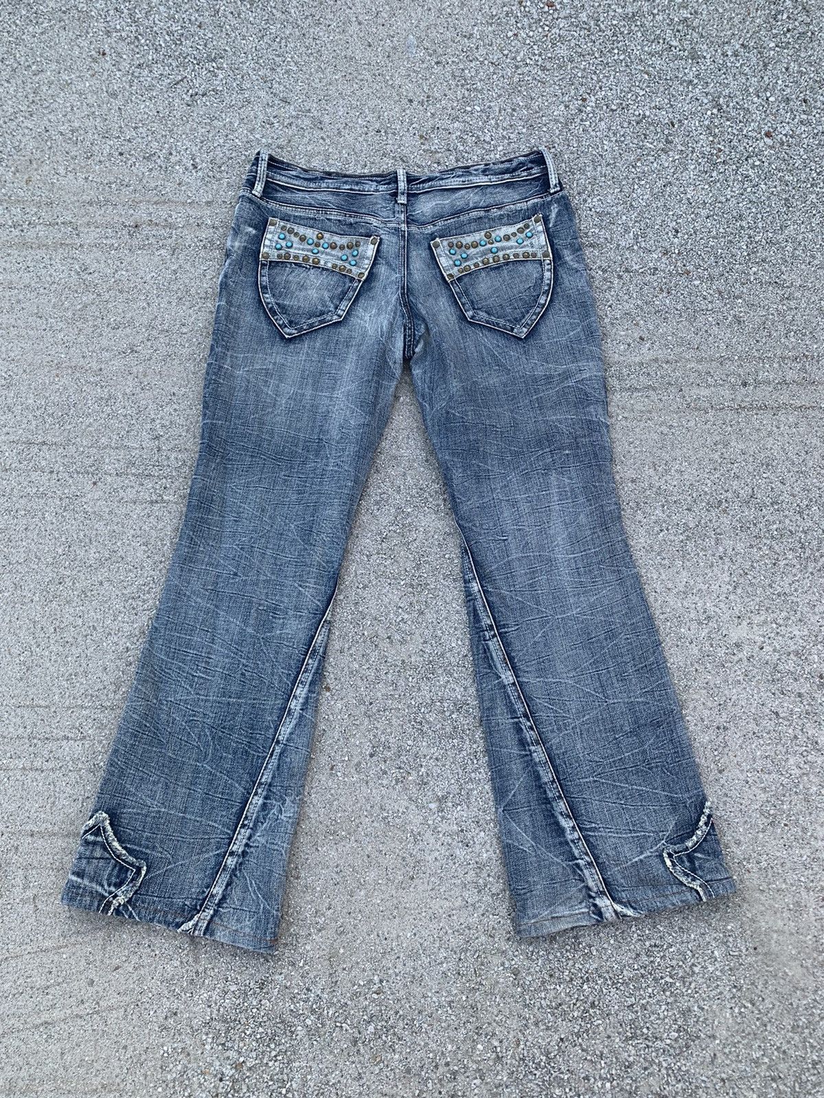 semanticdesign 💥Flared💥Semantic Design Nice Design Jeans Pants Size US 33 - 7 Thumbnail