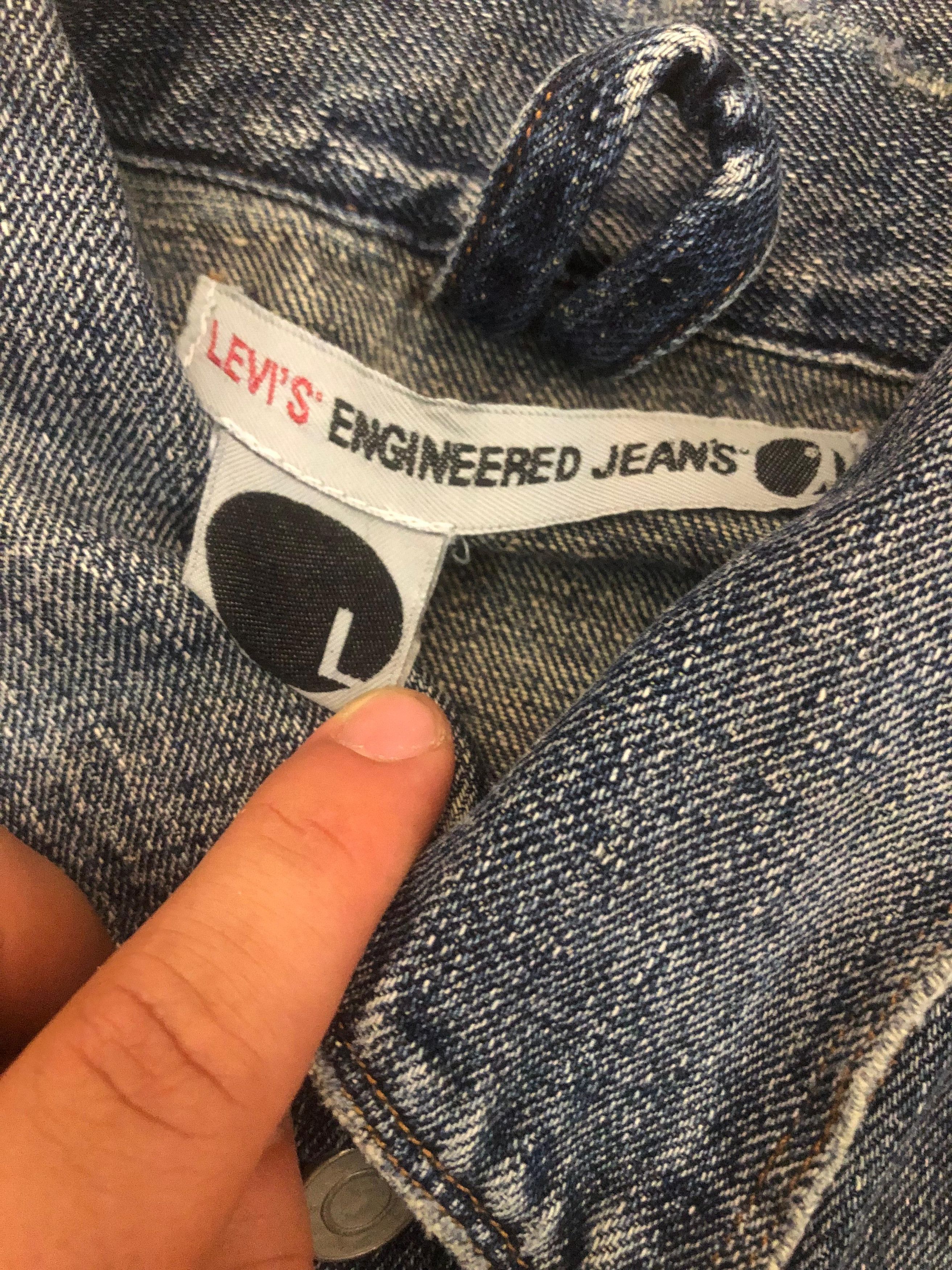 Levi's Vintage Clothing LEVIS ENGINEERED Jacket Mens Medium denim Trucker slim Size US M / EU 48-50 / 2 - 6 Thumbnail