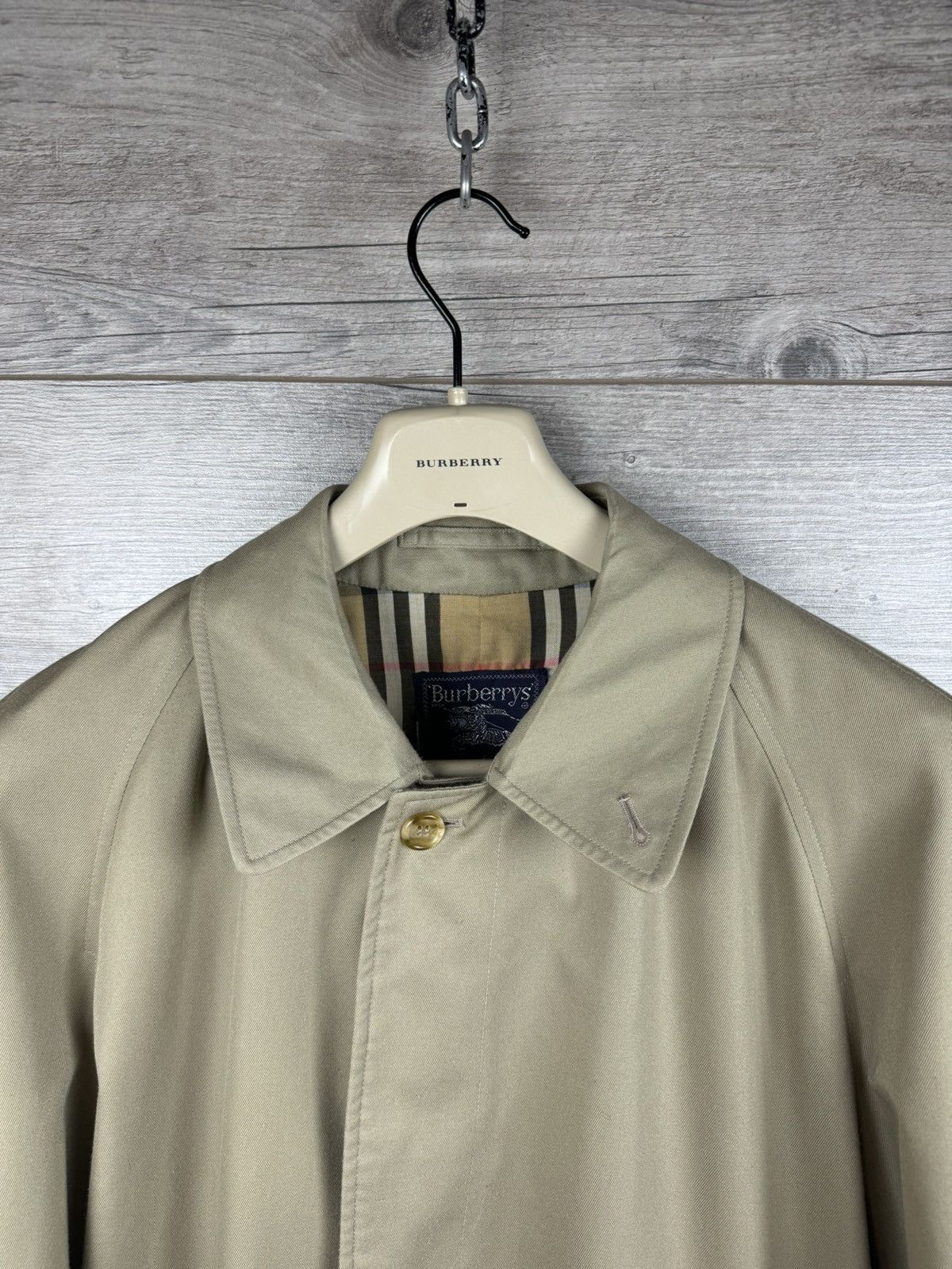Burberry TRENCH BURBERRYS RARE VINTAGE SIZE 50 MADE IN ENGLAND 🏴󠁧󠁢󠁥󠁮󠁧󠁿 Size US L / EU 52-54 / 3 - 18 Thumbnail