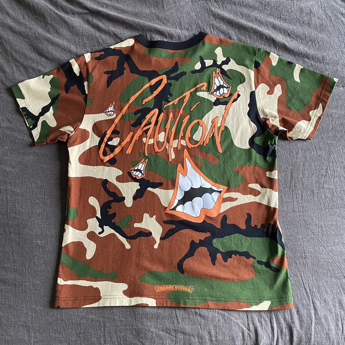 Chrome Hearts Chrome Hearts Matty Boy Caution Camo T Shirt Grailed 9365