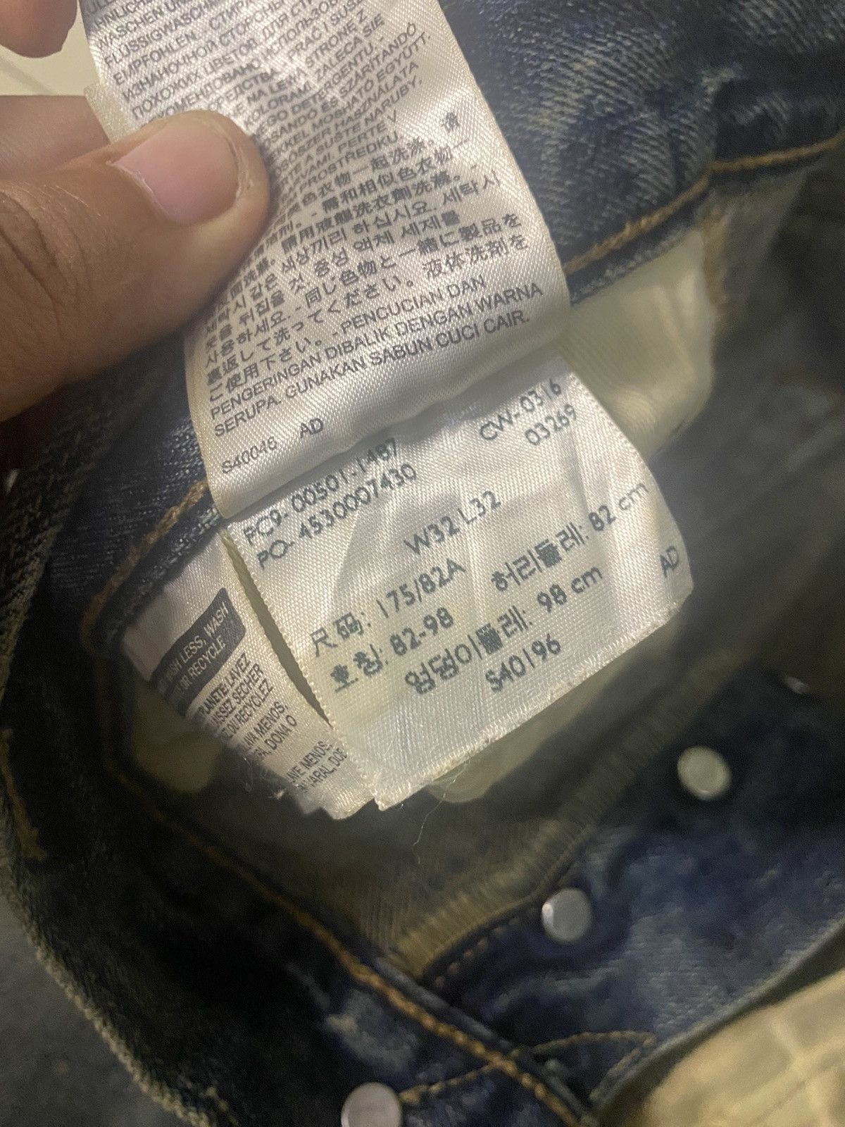 Levi's × Vintage Vintage Levis 501 Rusty Blue Denim Size US 32 / EU 48 - 7 Thumbnail