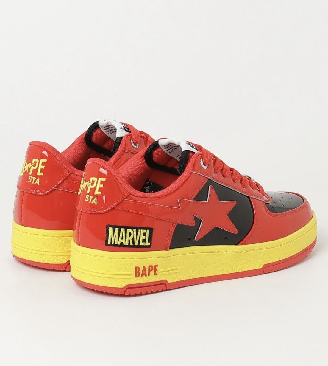 Bape Authentic ape bape bape sta x marvel F4 the human torch new Size US 9 / EU 42 - 14 Thumbnail