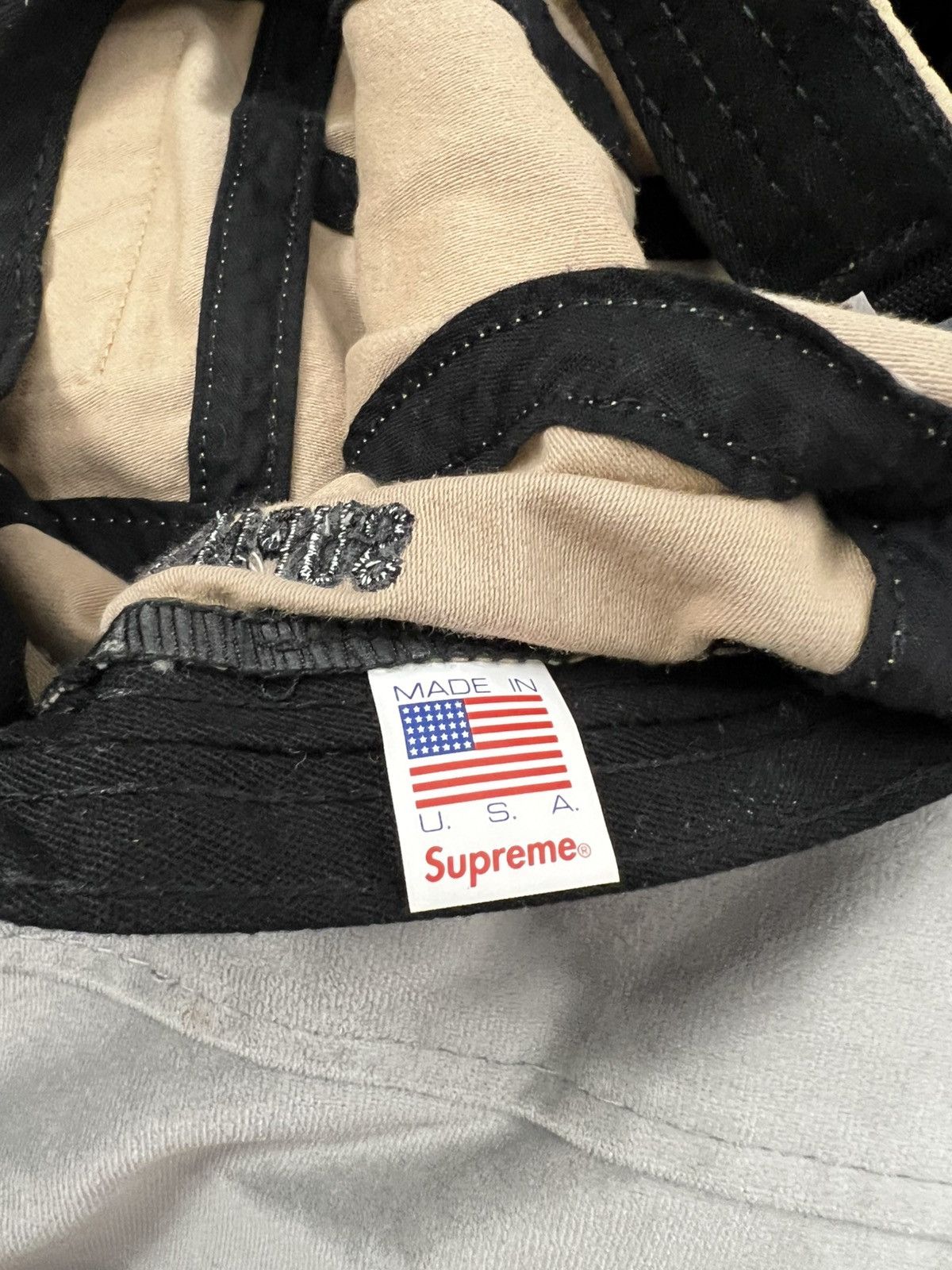 Supreme Supreme Beige Cap Size ONE SIZE - 6 Thumbnail