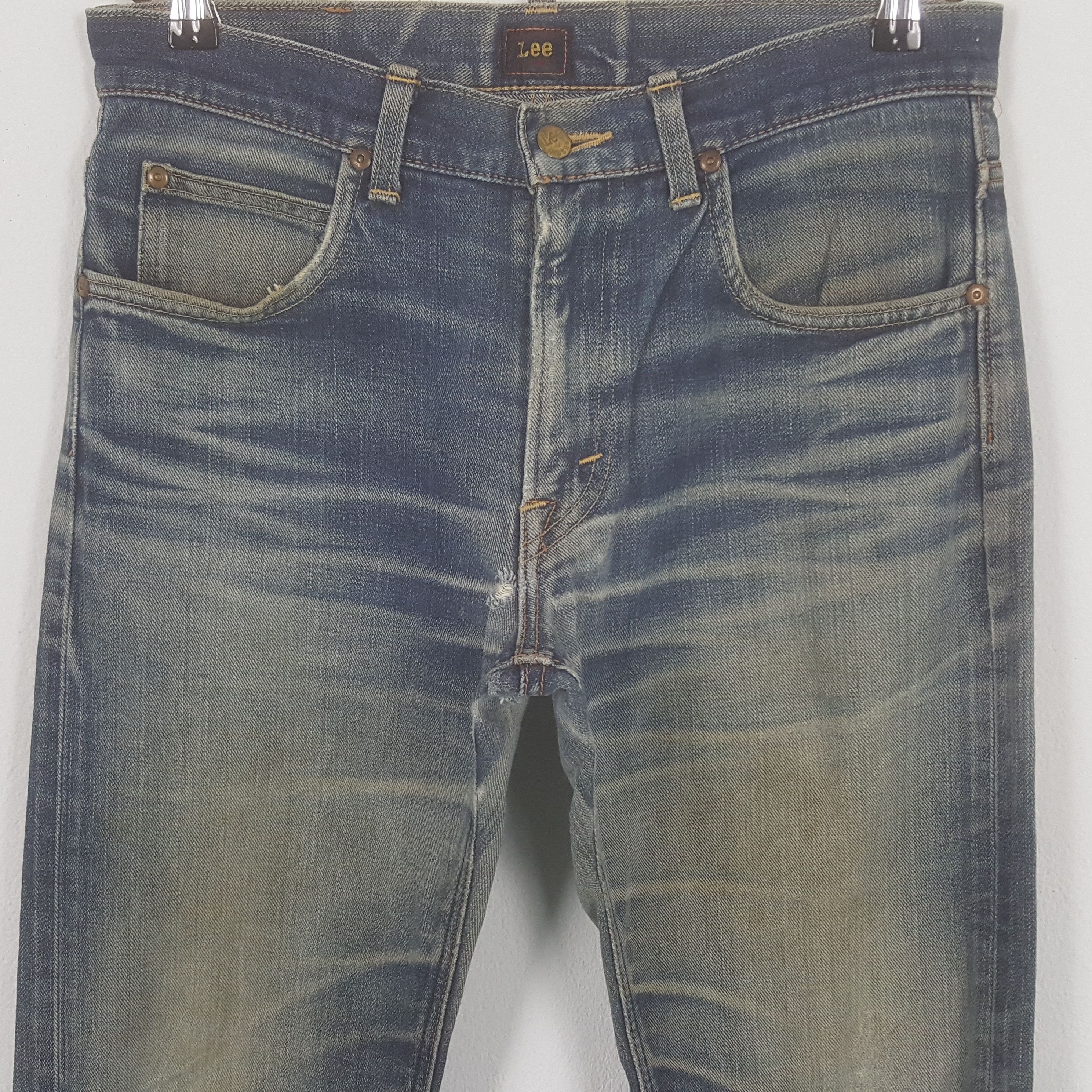 Lee Vintage Lee American Grunge Fading Style Denim Jeans Size US 31 - 2 Thumbnail