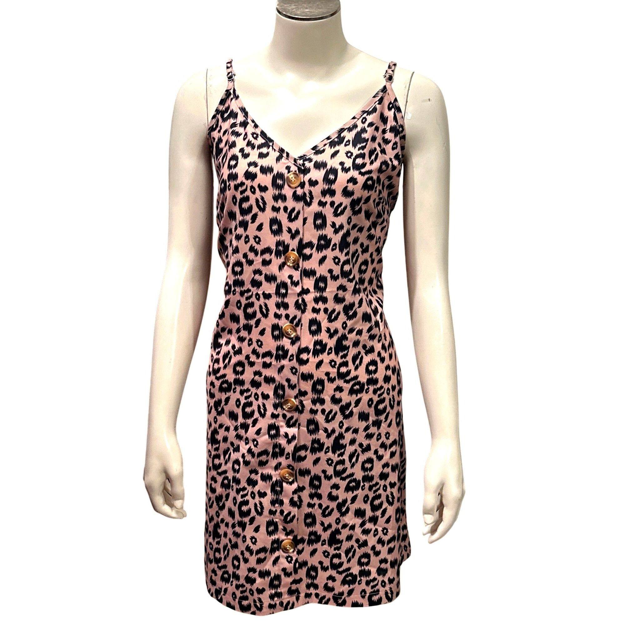 Other CCC Spaghetti Straps Brown Black Leopard Print Pullover Butt Size M / US 6-8 / IT 42-44 - 1 Thumbnail