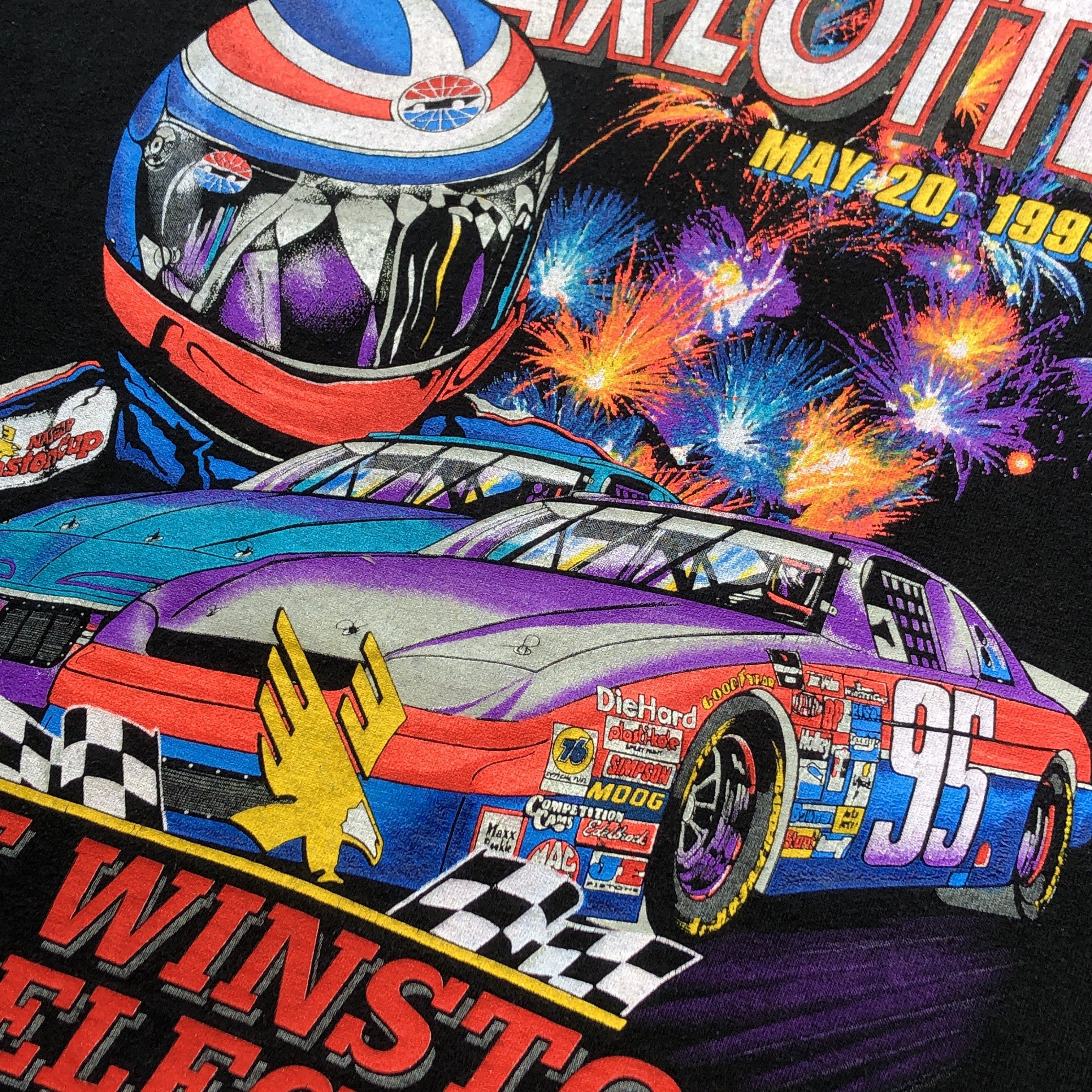 NASCAR Vintage 90s NASCAR RACING WINSTON T-shirt Size US XXL / EU 58 / 5 - 8 Thumbnail