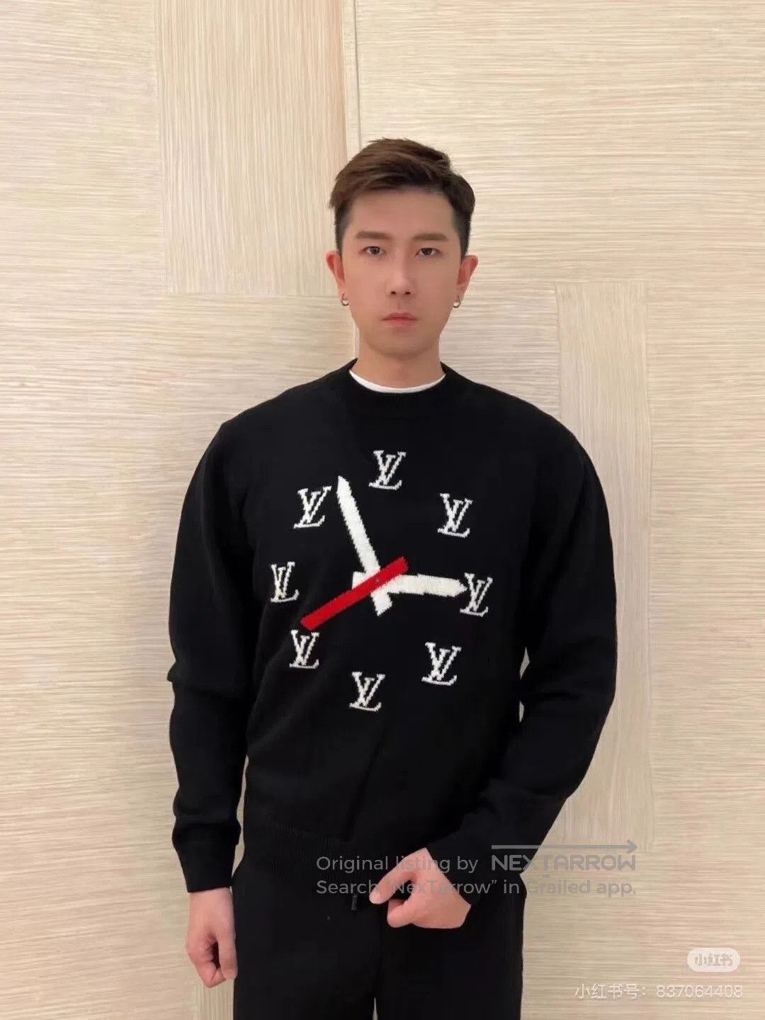 Louis Vuitton Louis Vuitton 23FW Clock Pattern Crewneck. Size US L / EU 52-54 / 3 - 7 Thumbnail