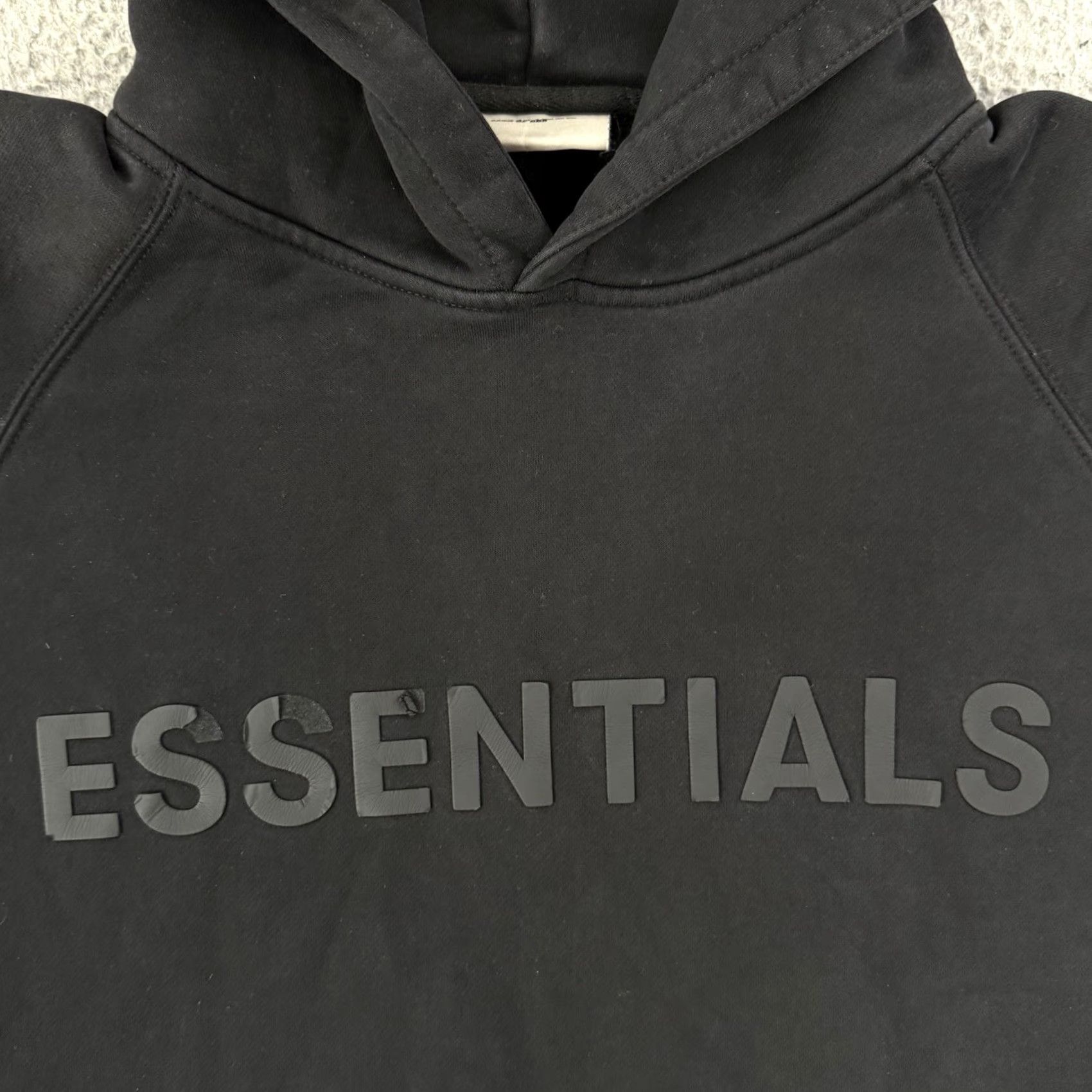 Fear of God VINTAGE? No — Fear of God Essentials Sweatshirt Mens M Black Pullover Hoodie Streetwear Size US M / EU 48-50 / 2 - 4 Thumbnail