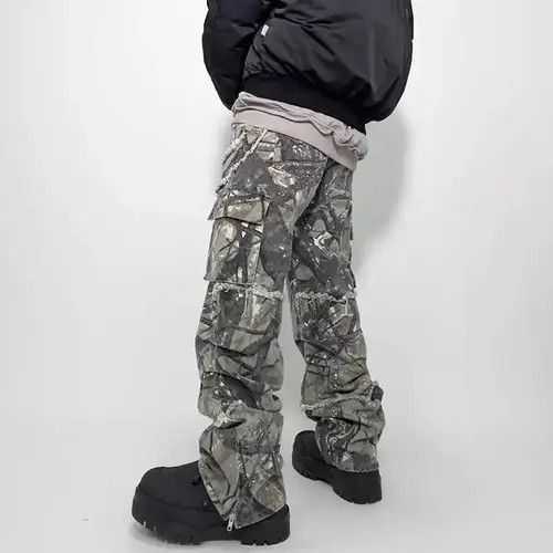 Japanese Brand Embroidered Patch Denim Ripped Jeans Size US 30 / EU 46 - 2 Thumbnail