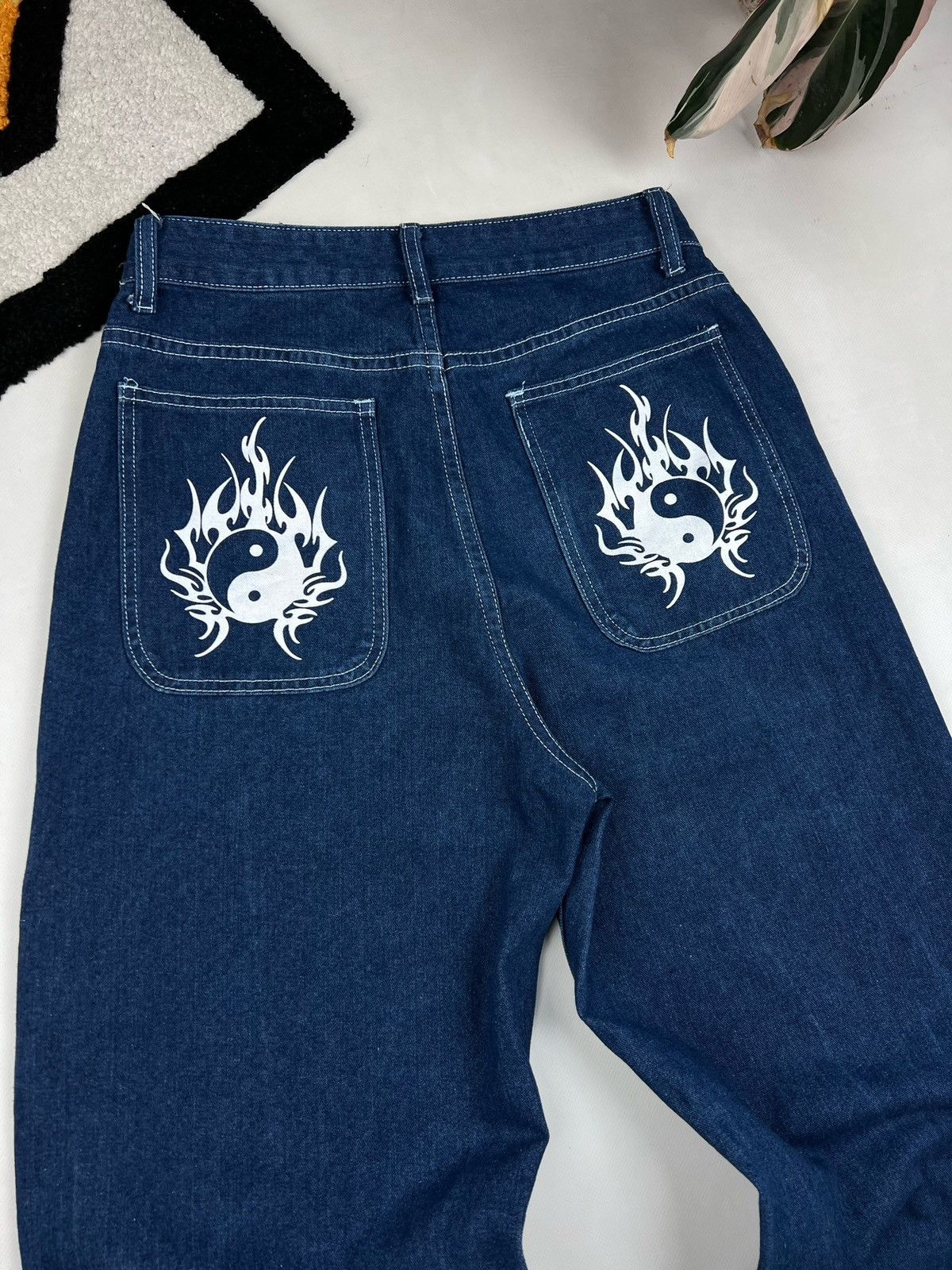 Eminem Crazy Vintage Baggy Eminem Rap Jeans JNCO Style Polar Skate Size US 30 / EU 46 - 7 Thumbnail