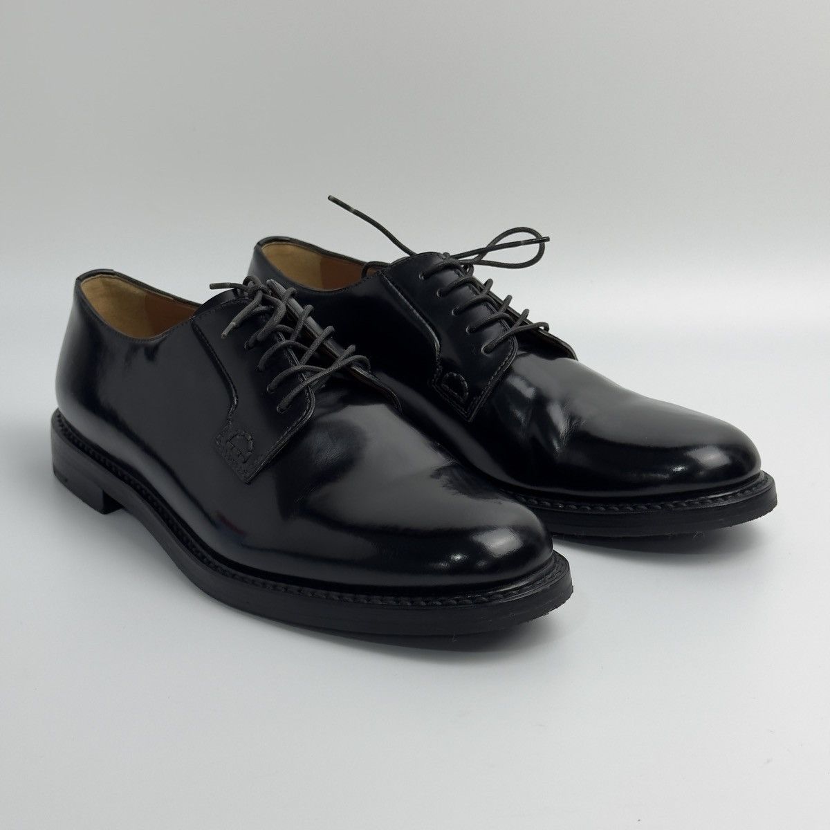 Church's Church’s Shannon 2 WR Derby Polished Black Womens Shoes🖤🔥 Size US 8 / IT 38 - 4 Thumbnail