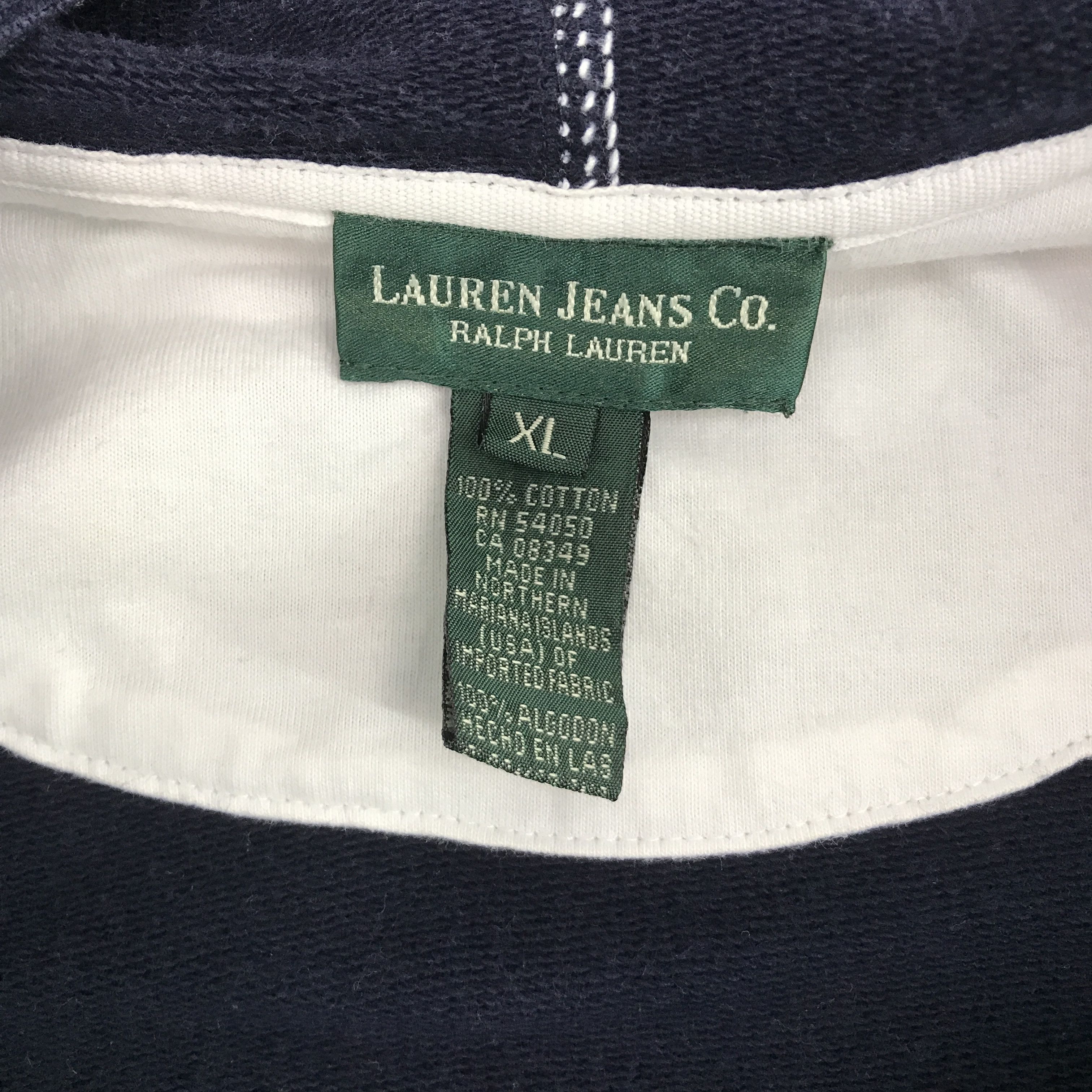 Polo Ralph Lauren × Ralph Lauren × Vintage Ralph Lauren jeans co up zipper hoodie jacket Size US L / EU 52-54 / 3 - 13 Thumbnail