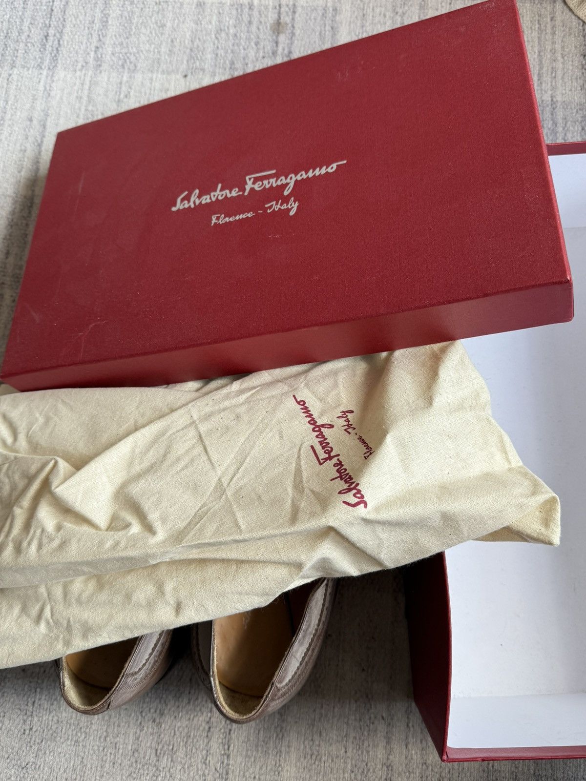 Salvatore Ferragamo Ferragamo brogues brown/silver 11 EE Size US 11 / EU 44 - 11 Thumbnail