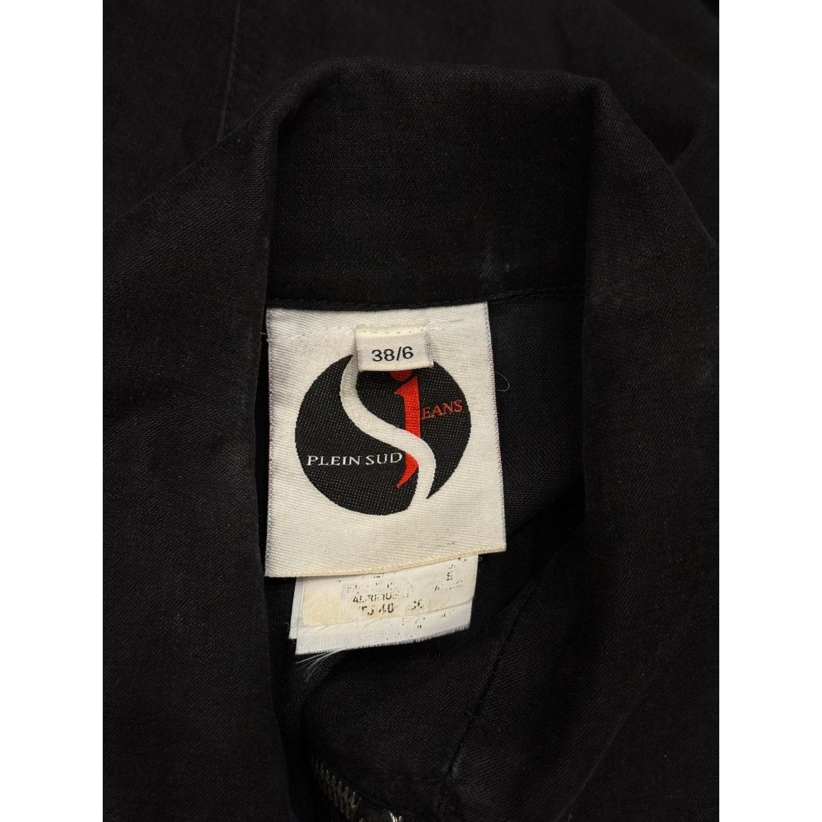 plein sud 2000s Plein Sud hybrid biker jacket with leather shoulders Size US L / EU 52-54 / 3 - 8 Thumbnail
