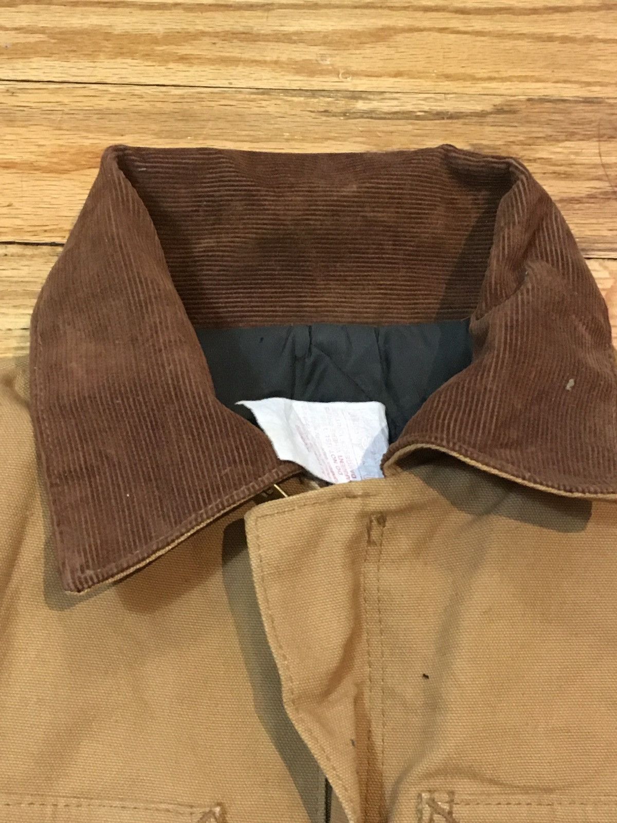 Carhartt × Vintage Vintage Carhartt Duck Brown Canvas Jacket Large Tall Size US L / EU 52-54 / 3 - 3 Thumbnail