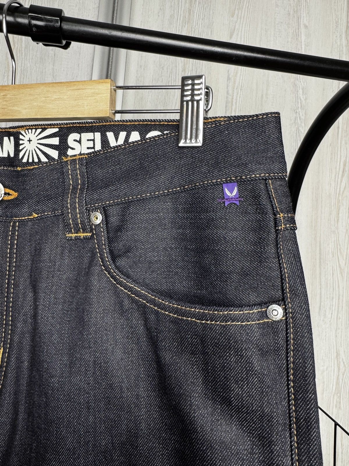 Other Upper Class Denim Rough Japan Selvage 12 oz Raw T3T Kurabo Size US 33 - 10 Thumbnail