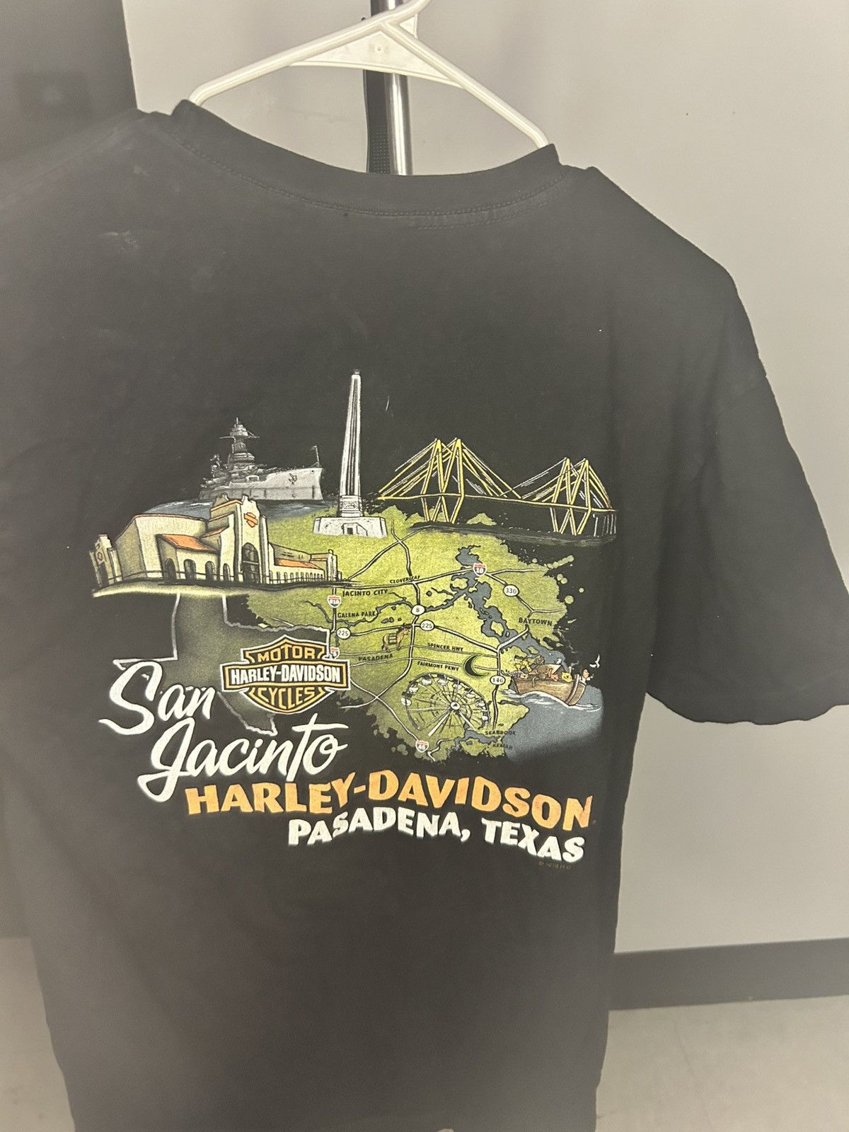 Harley Davidson × Vintage PASADENA HARLEY DAVIDSON TEE Size US L / EU 52-54 / 3 - 2 Thumbnail