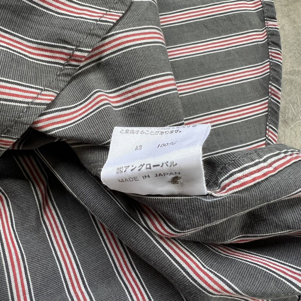 Nigel Cabourn Nigel Carboun Vertical Stripe Longsleeve Button up Shirt Size US XL / EU 56 / 4 - 12 Thumbnail