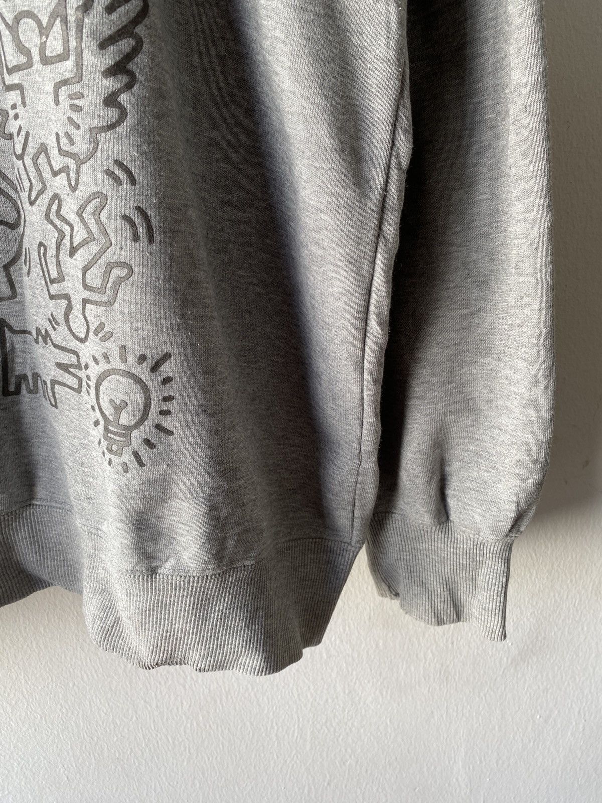 Keith Haring × Vintage Vintage K.Haring Baby Radiant Oversized Hooded Sweatshirt Size US XL / EU 56 / 4 - 8 Thumbnail