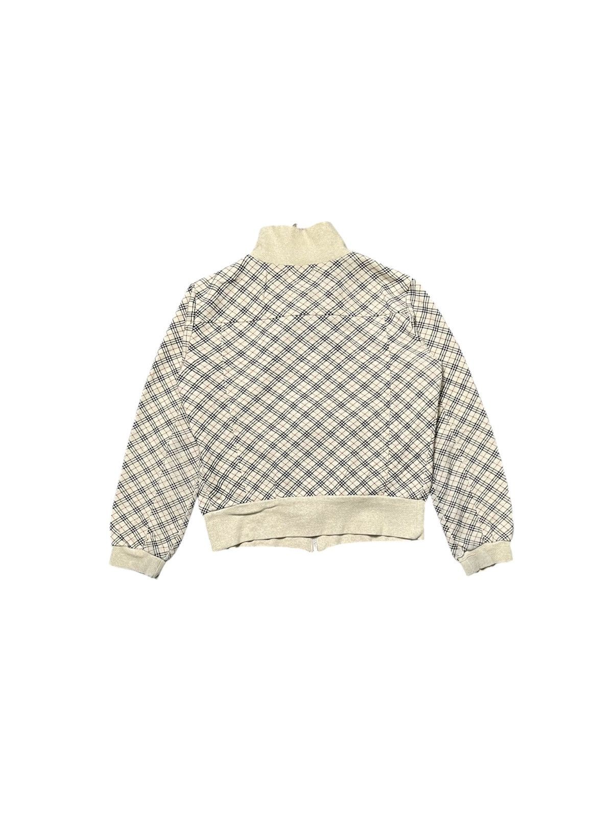 Burberry 🐐90s BURBERRY LONDON BLUE LABEL NOVACHECK SWEATER Size XS / US 0-2 / IT 36-38 - 2 Thumbnail