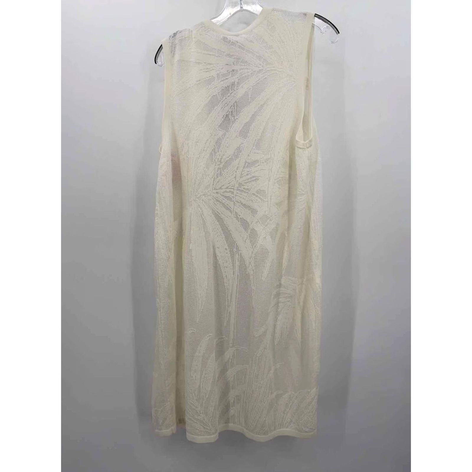 Vintage Chico's Vest White 2/Large Duster Regular XS? Size XS / US 0-2 / IT 36-38 - 2 Thumbnail