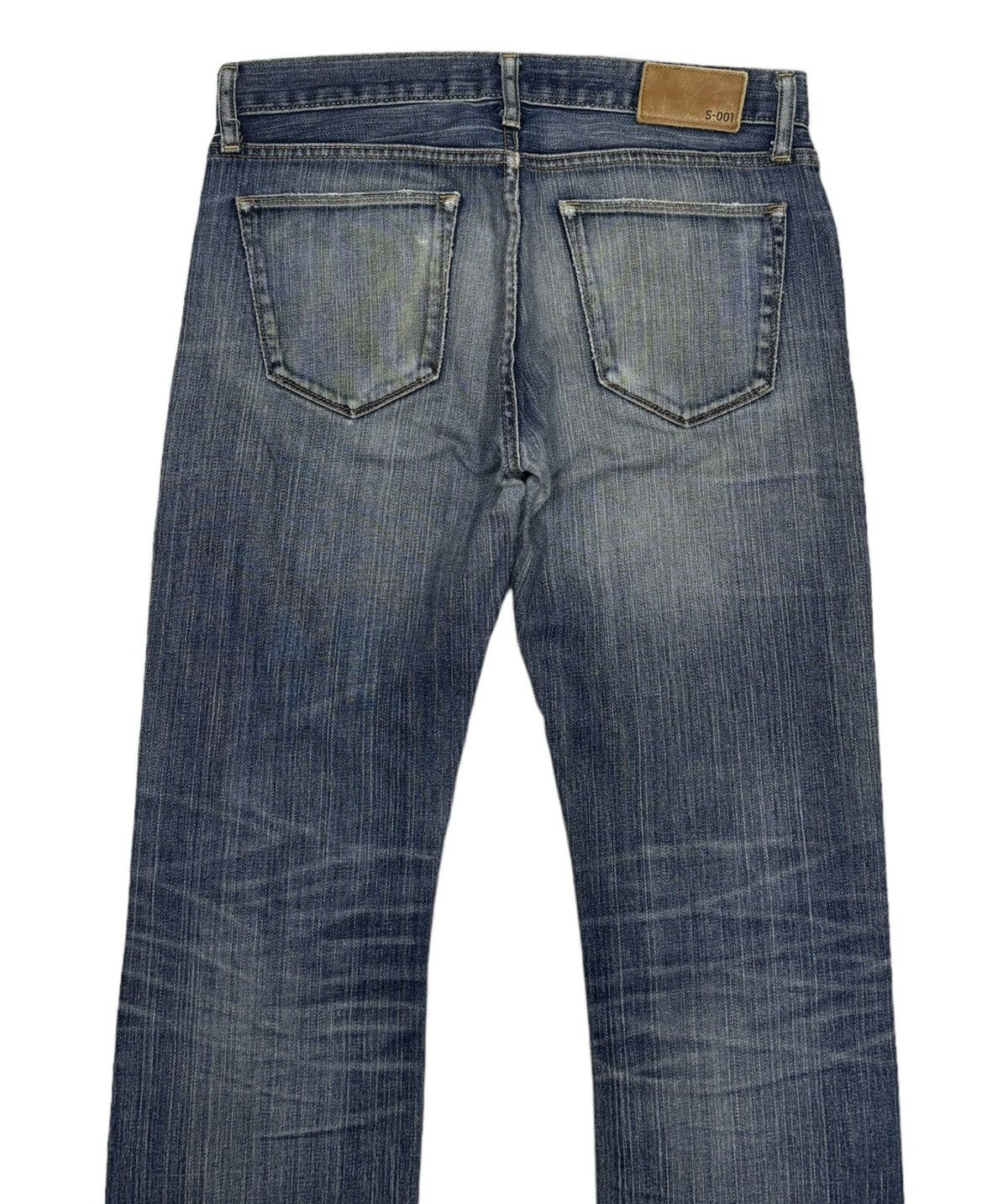 Jun Takahashi × Uniqlo VINTAGE S-001 DISTRESSED DENIM UNIQLO DENIM JEANS Size US 32 / EU 48 - 6 Thumbnail