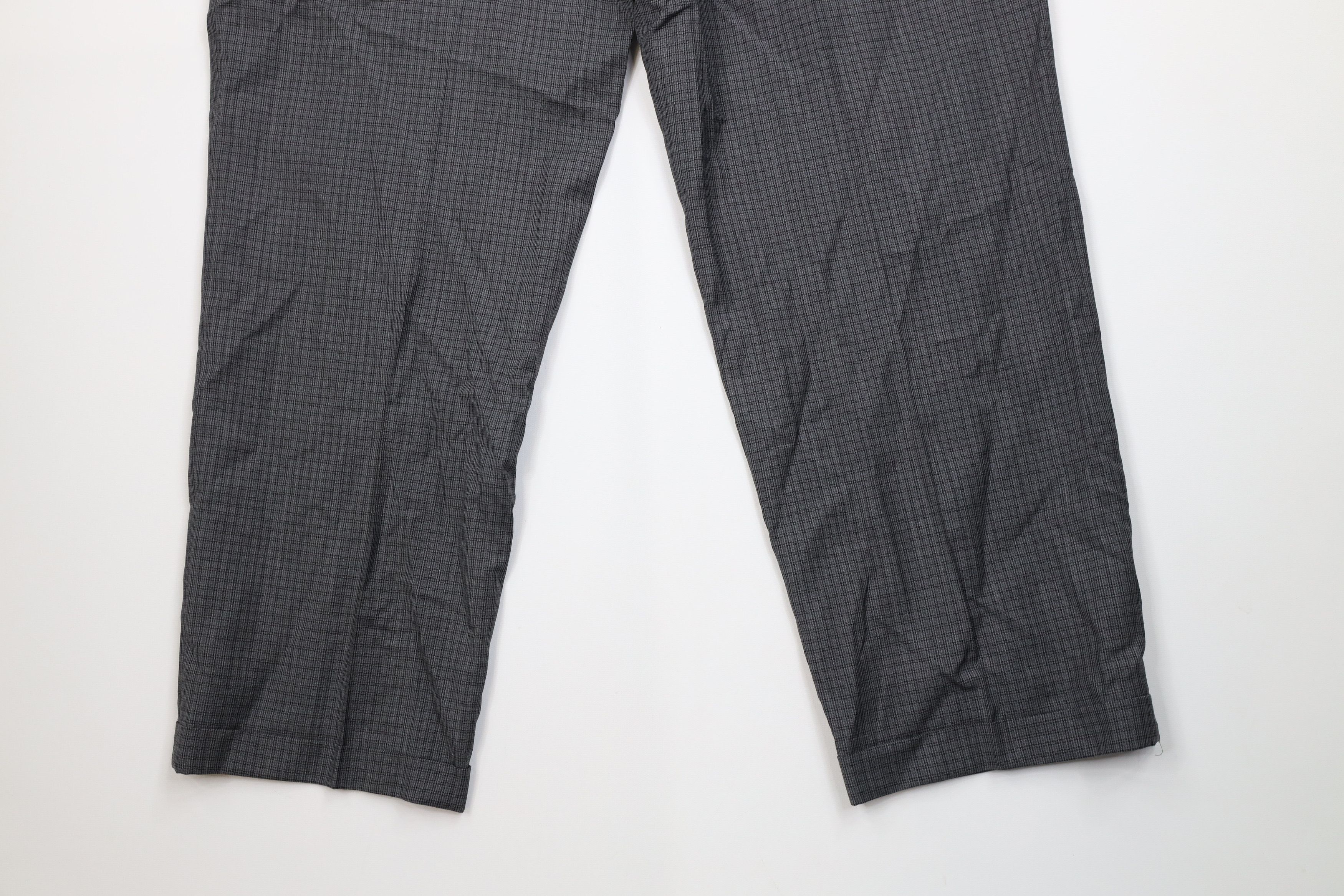 Vintage Vintage 90s Y2K Streetwear Wide Leg Chino Pans Gray Plaid Size US 36 / EU 52 - 14 Thumbnail