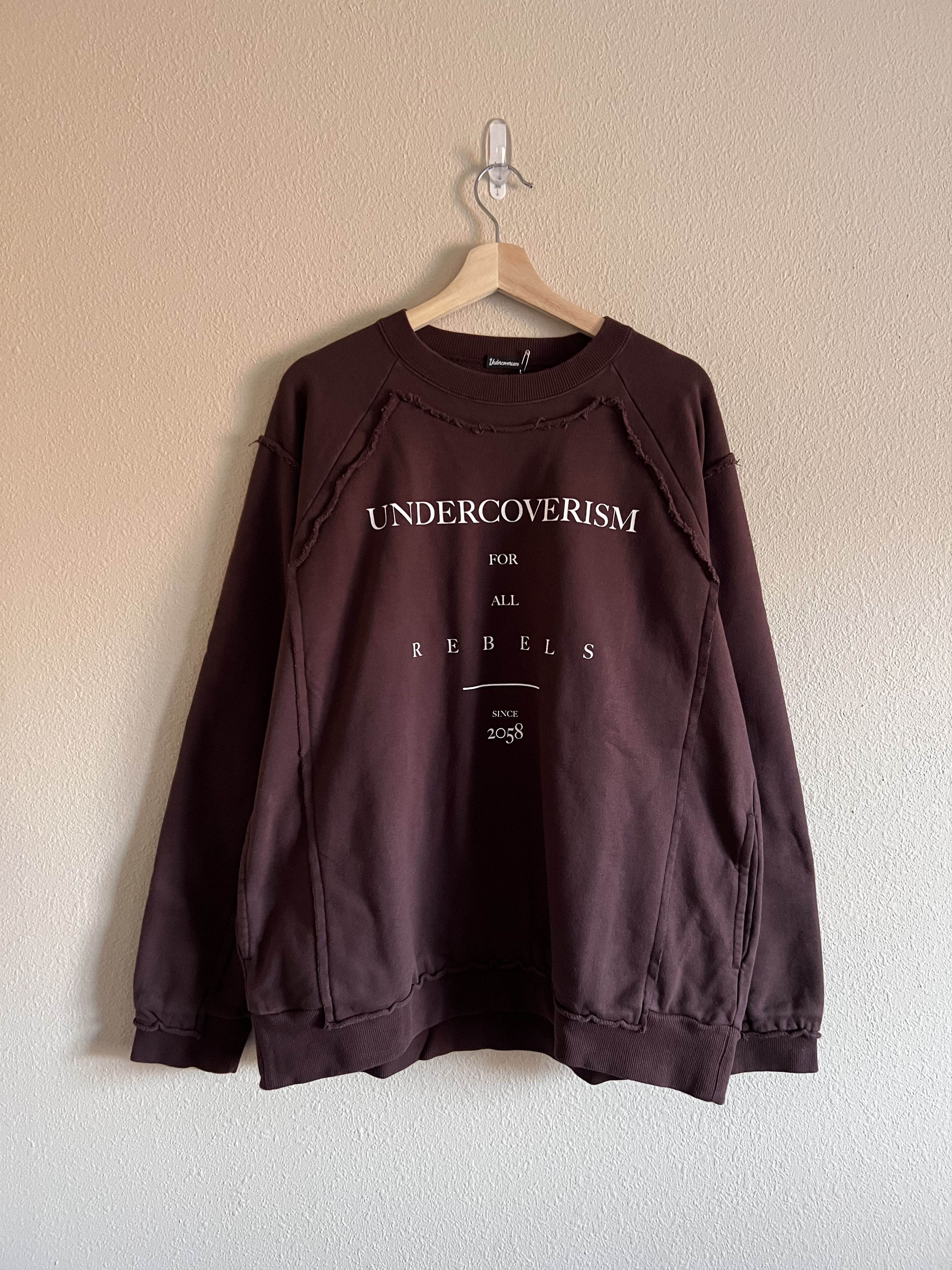 Undercover Undercover Undercoverism For All Rebels Raw Edge Sweatshirt Size US XL / EU 56 / 4 - 1 Thumbnail