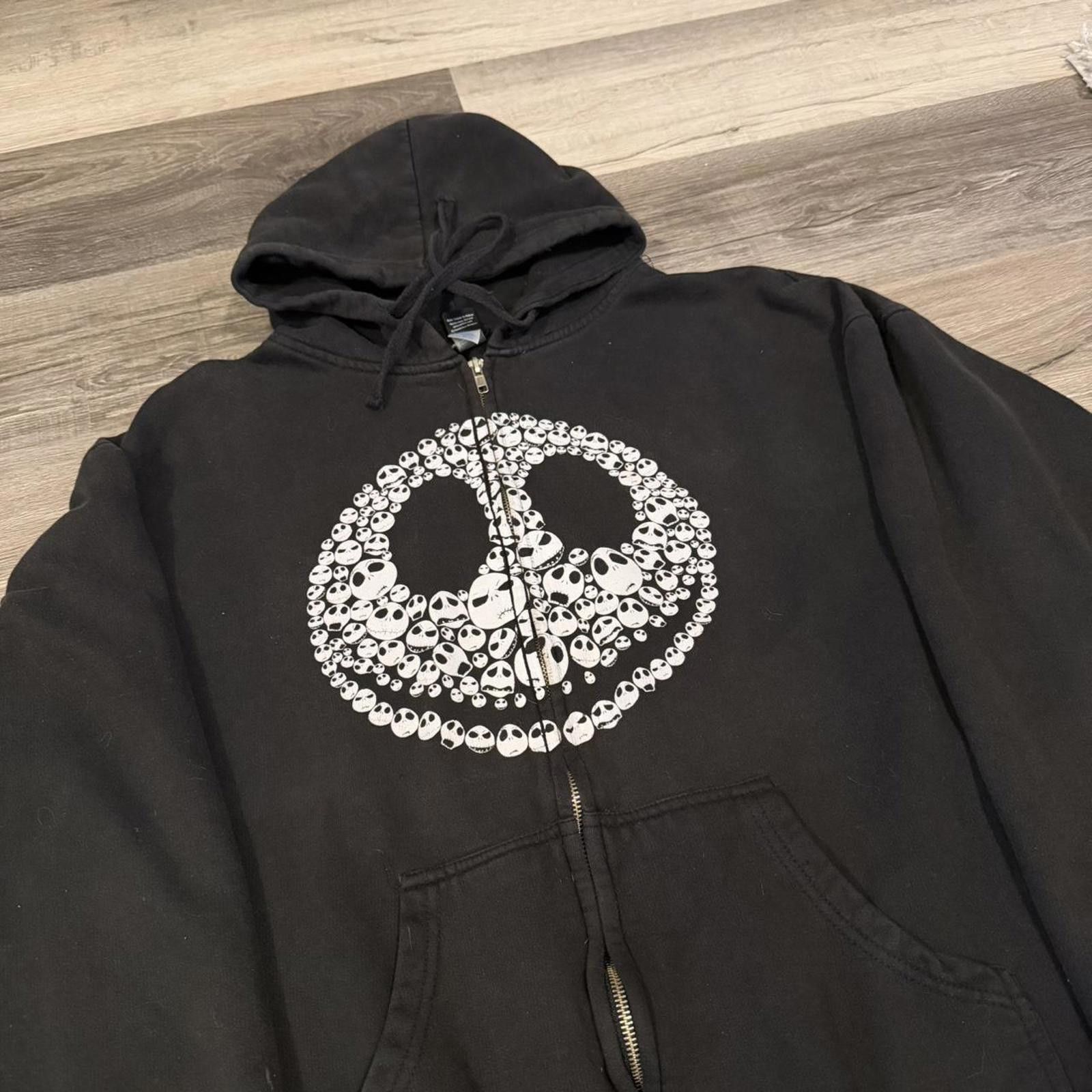 Disney vintage nightmare before Christmas jack skellington hoodie Size US L / EU 52-54 / 3 - 1 Thumbnail