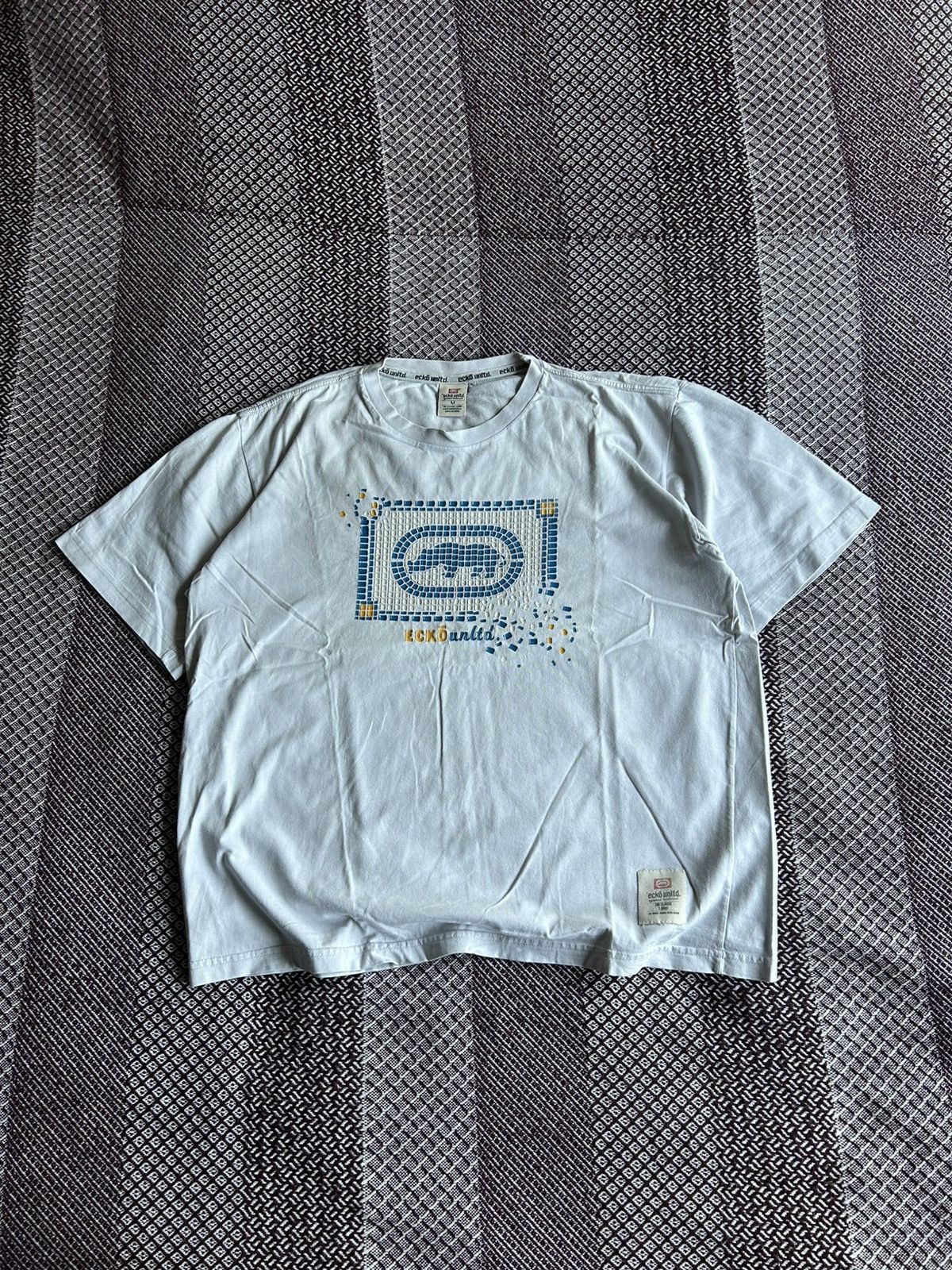 Ecko Unltd. × Vintage Ecko Unltd. Vintage Rap T-shirt Big logo Streetwear Style M Size US M / EU 48-50 / 2 - 1 Thumbnail
