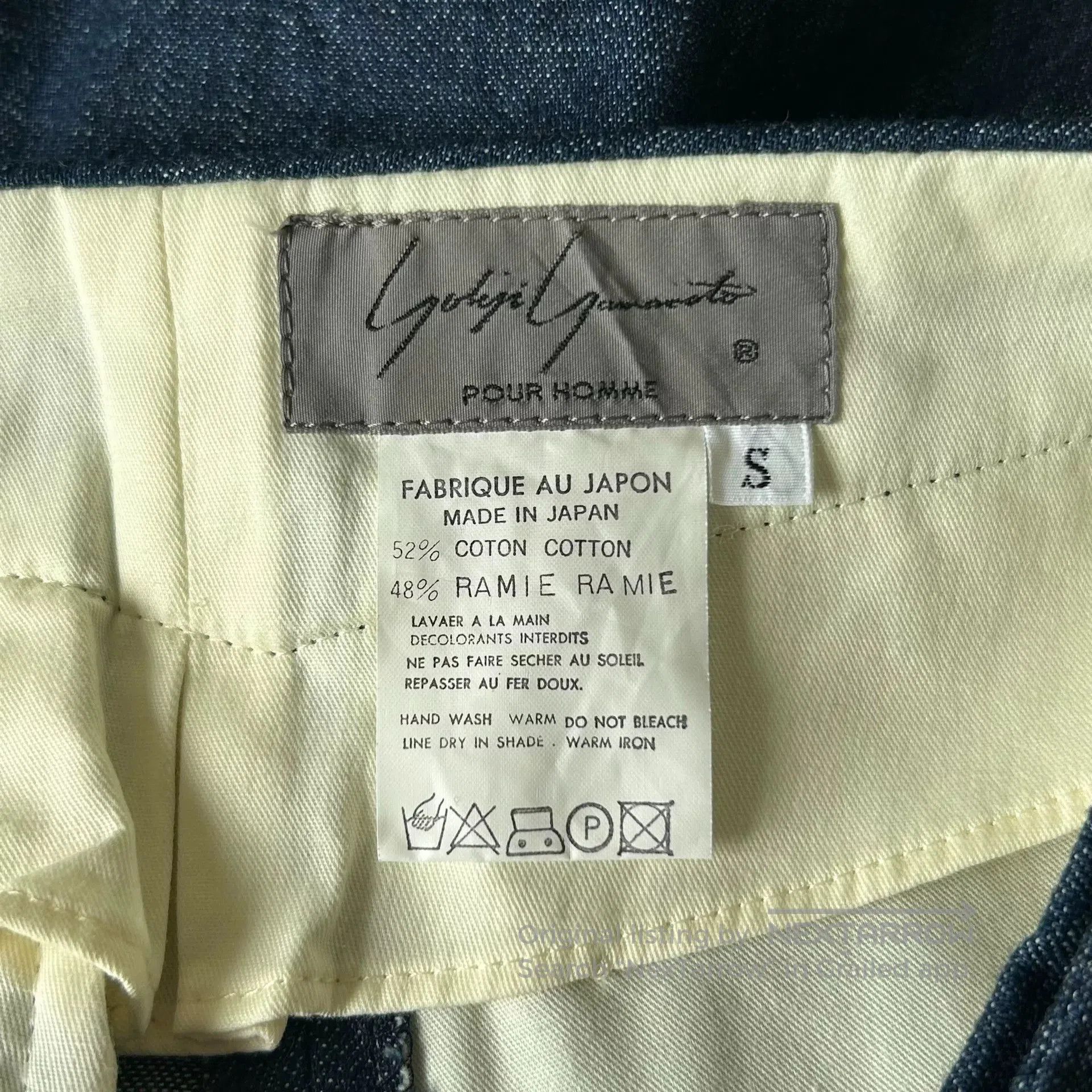 Yohji Yamamoto Yohji Yamamoto Denim Pants Size S. Size US 38 / EU 54 - 6 Thumbnail