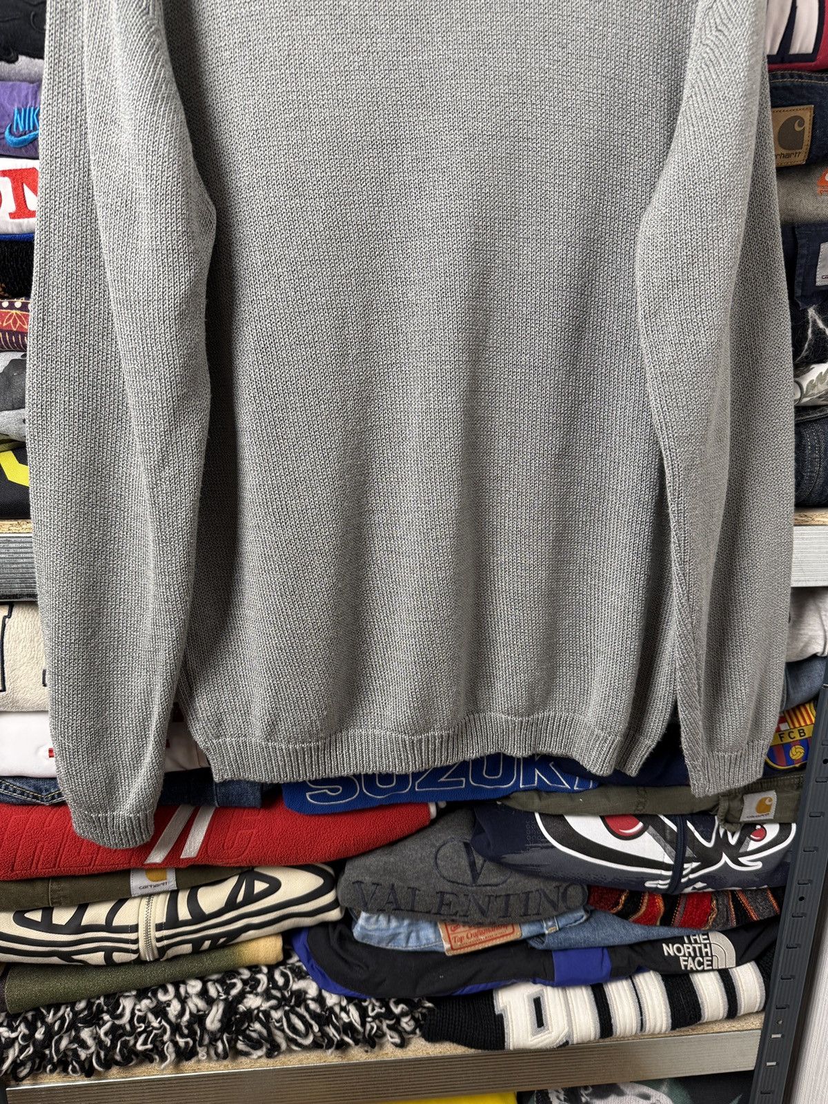 Vintage Vintage Dolce Gabbana Ribbed Sweater Big Logo Avant Garde Size US XXL / EU 58 / 5 - 9 Thumbnail
