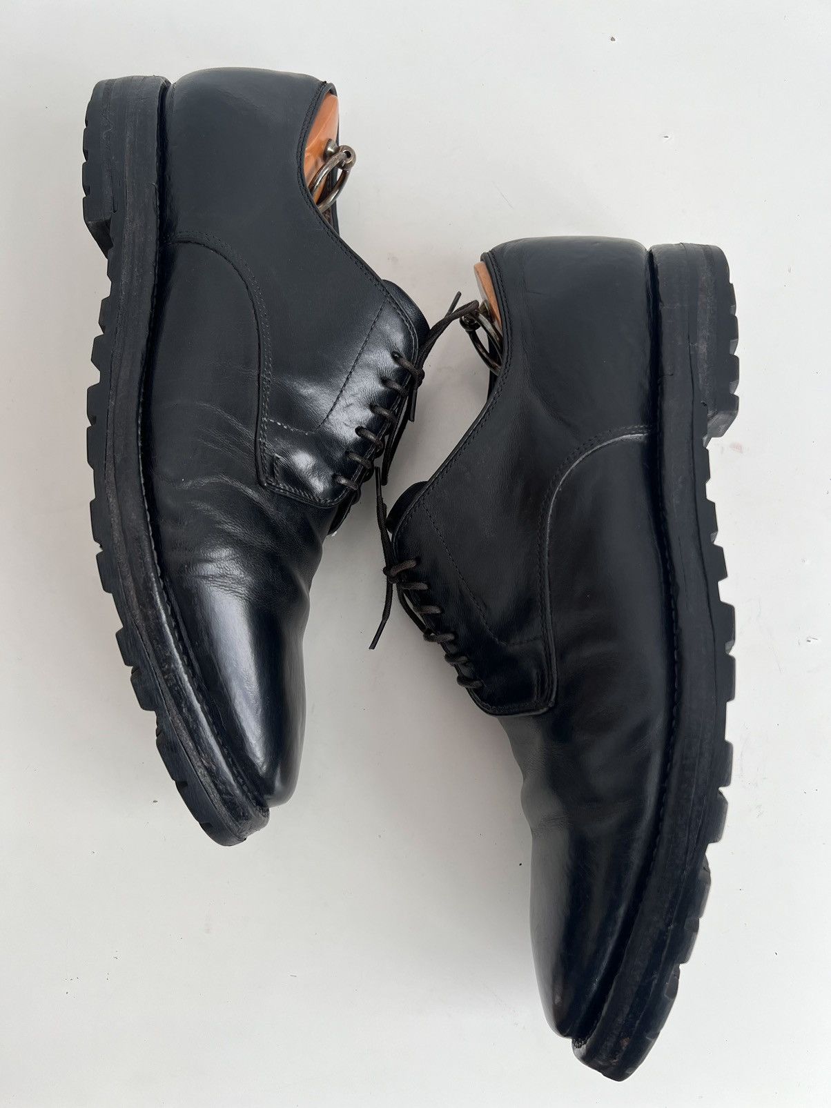 Officine Creative 🔥Officine Creative Aspen 001 Leather Derby Boots Black Size US 10.5 / EU 43-44 - 12 Thumbnail