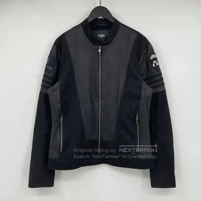 Fendi Fendi Black Long Sleeve Men's Jacket . Size US XL / EU 56 / 4 - 1 Thumbnail