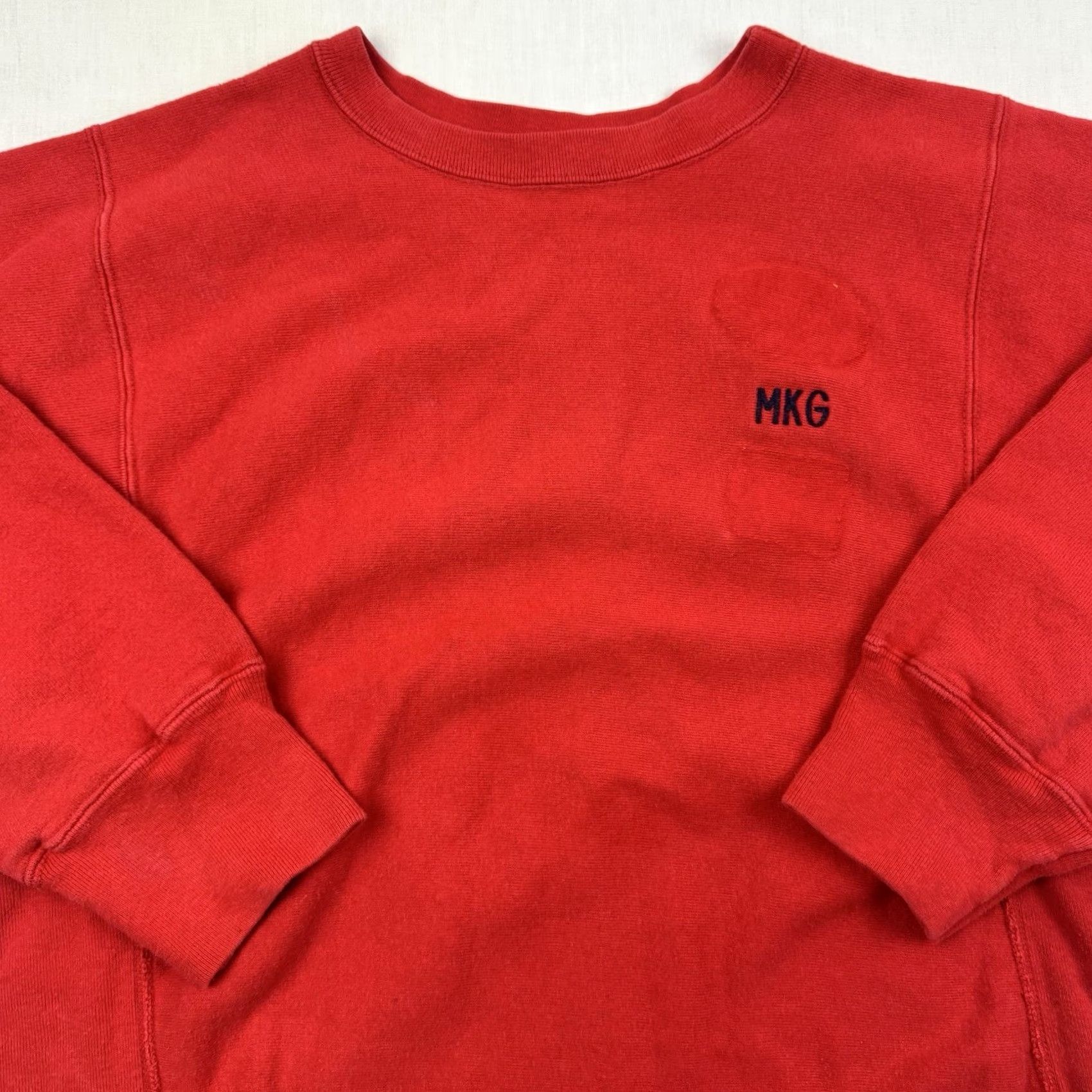 Champion VINTAGE Champion Sweatshirt Reverse Weave Crew Neck Adult Medium Red 80s USA Sweatshirt Mens Size US M / EU 48-50 / 2 - 2 Thumbnail