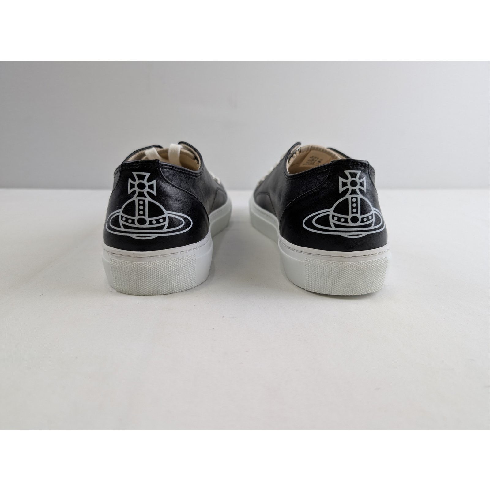 Vivienne Westwood o1rshd1 Plimsoll High Top Eco Leather Sneakers in Black Size US 10 / EU 43 - 11 Thumbnail