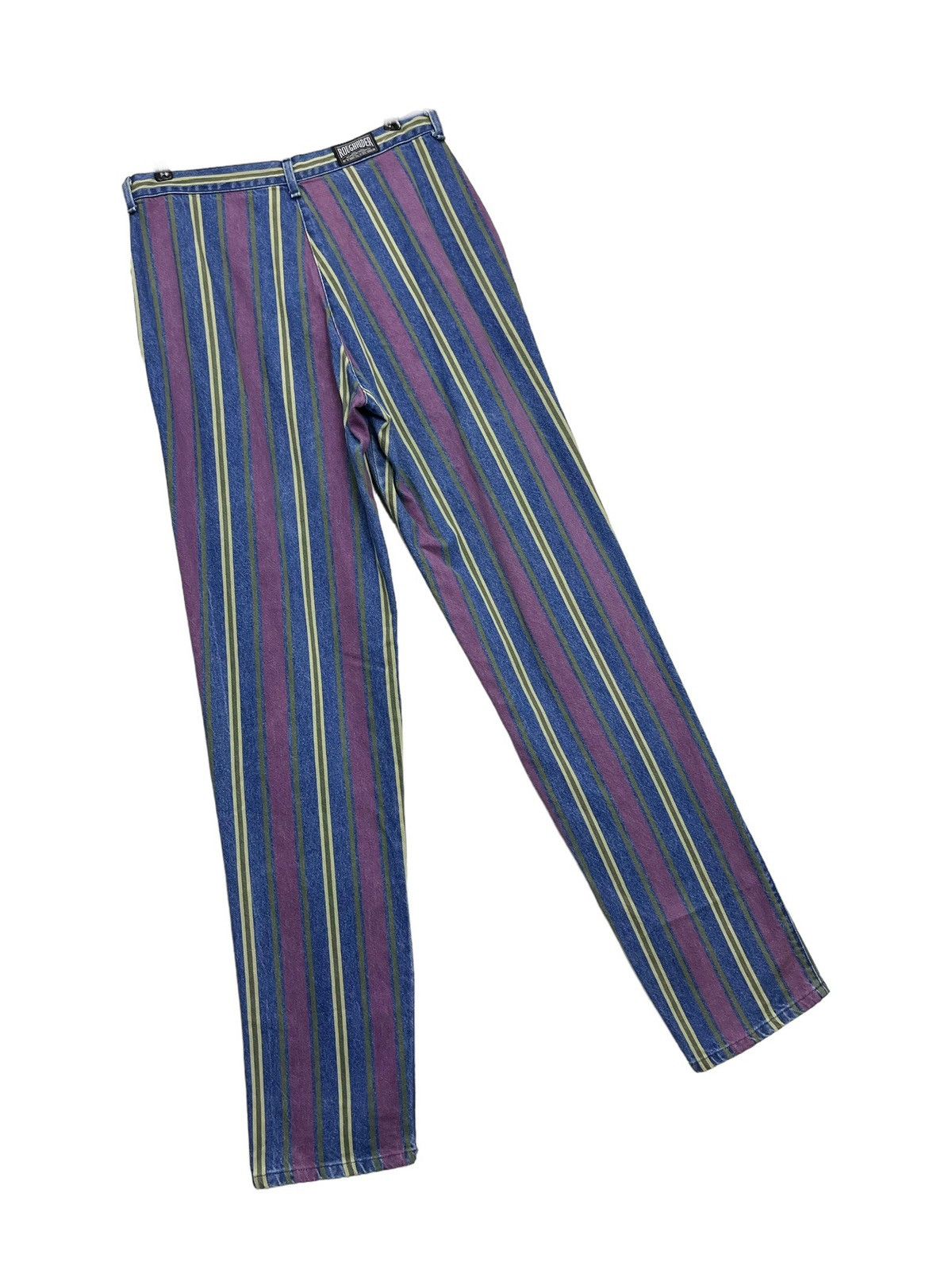 Cross Colours × Vintage 🔥Vintage ROUGH RIDER Western Stripes Denim Made In USA Size US 30 / EU 46 - 5 Thumbnail