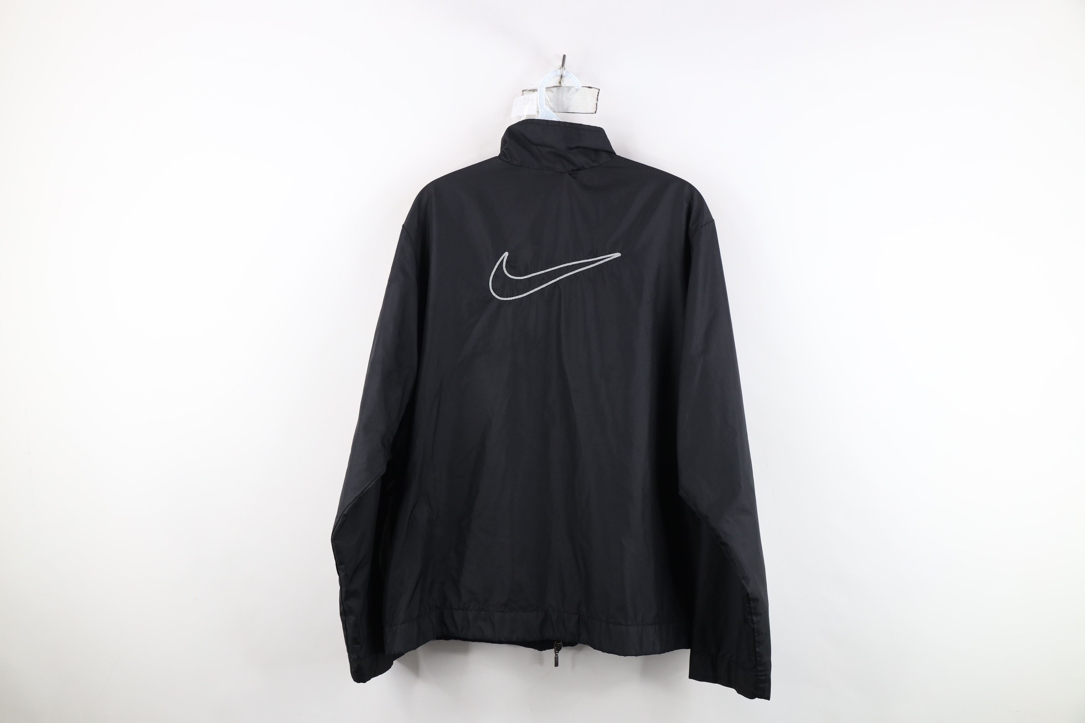 Nike Vintage Y2K Nike Scott Mini Swoosh Lined Windbreaker Jacket Size XL / US 12-14 / IT 48-50 - 13 Thumbnail