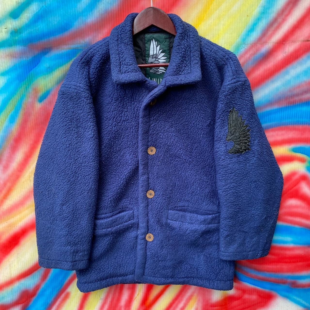 Japanese Brand × Polartec × Vintage Vintage 4Wind Fleece Sherpa Over Size Jacket Size US M / EU 48-50 / 2 - 1 Thumbnail