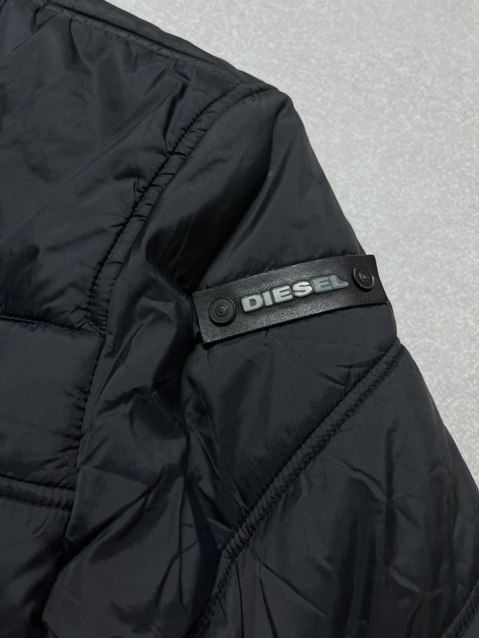 diesel y2k hooded 販売 down jacket black M Diesel vintage diesel