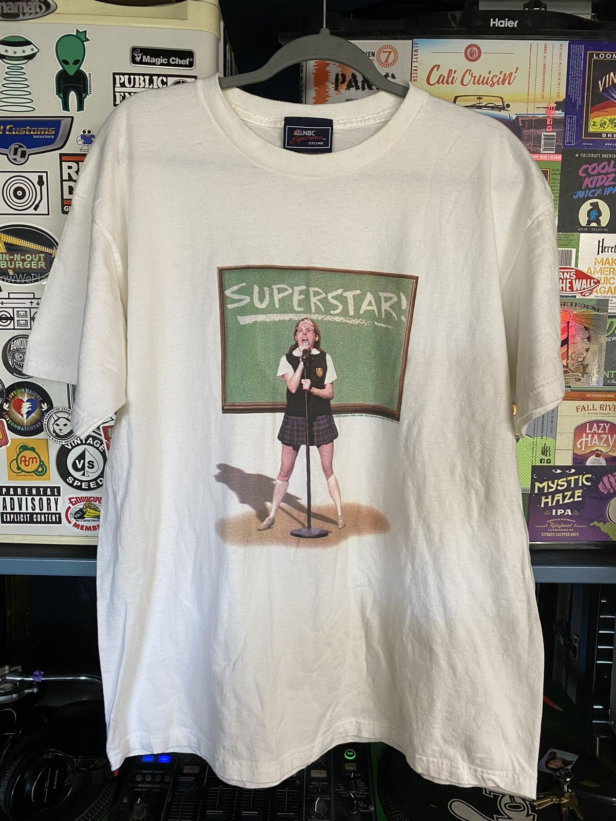 image of Vintage 2002 Snl Saturday Night Live Superstar Movie Tee in White, Men's (Size XL)