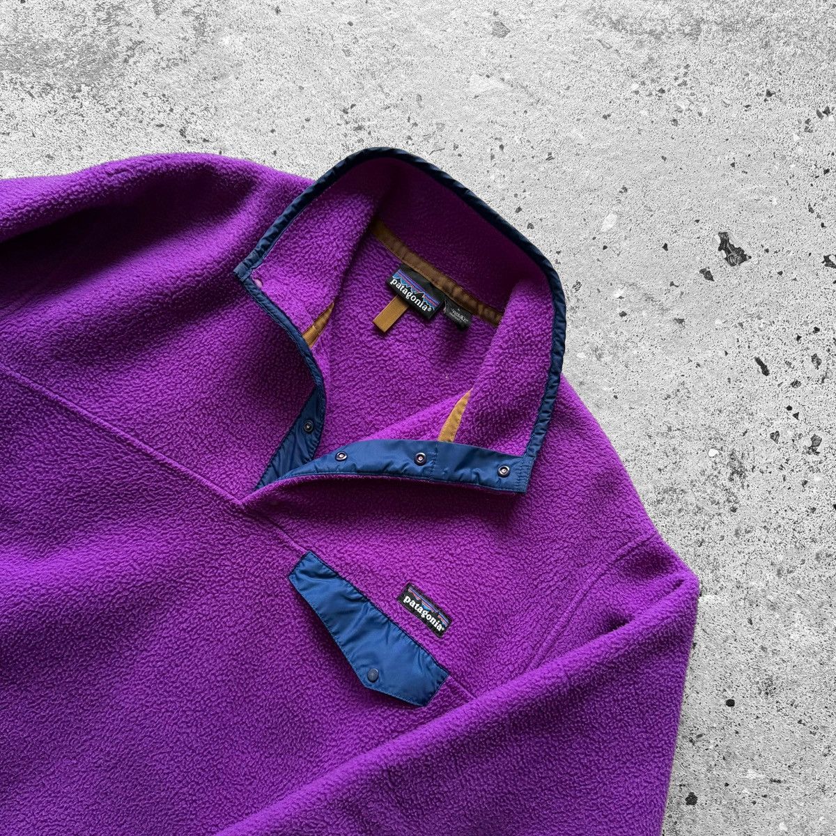 Patagonia Patagonia Synchilla Snap-T Men Fleece Pullover Jacket Purple Size US S / EU 44-46 / 1 - 3 Thumbnail