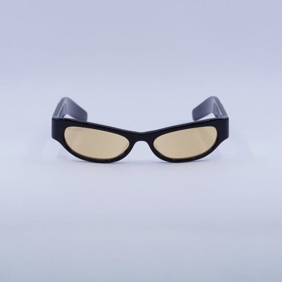 Gucci 🕶️ New Gucci GG1635S 001 Black/Brown Sunglasses Size ONE SIZE - 4 Thumbnail