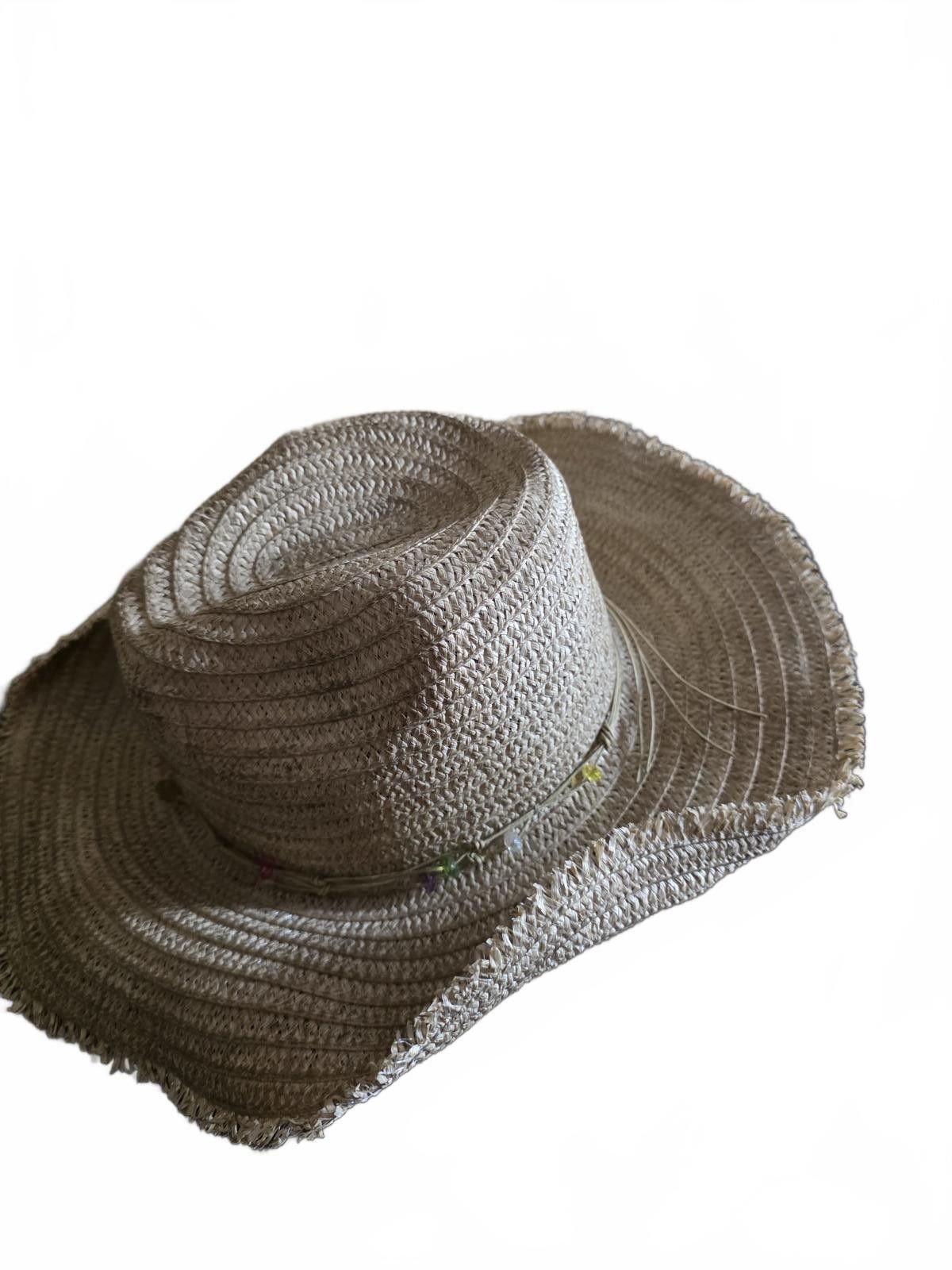 Other Dream Out Loud Selena Gomez Straw Hat Boho Crochet Fringe Size ONE SIZE - 12 Thumbnail
