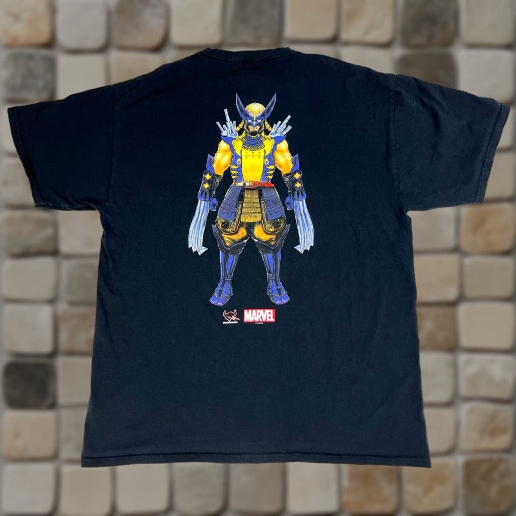 Vintage Marvel Bandai Manga Realization Tamashii Nations T-Shirt Double-Sided Sz L Size US L / EU 52-54 / 3 - 1 Thumbnail