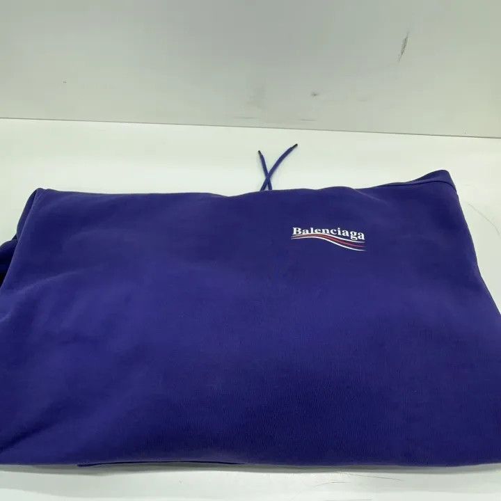 Balenciaga Balenciaga Balenciaga Logo Hoodie for Men in Dark Blue -25 Size US L / EU 52-54 / 3 - 8 Thumbnail